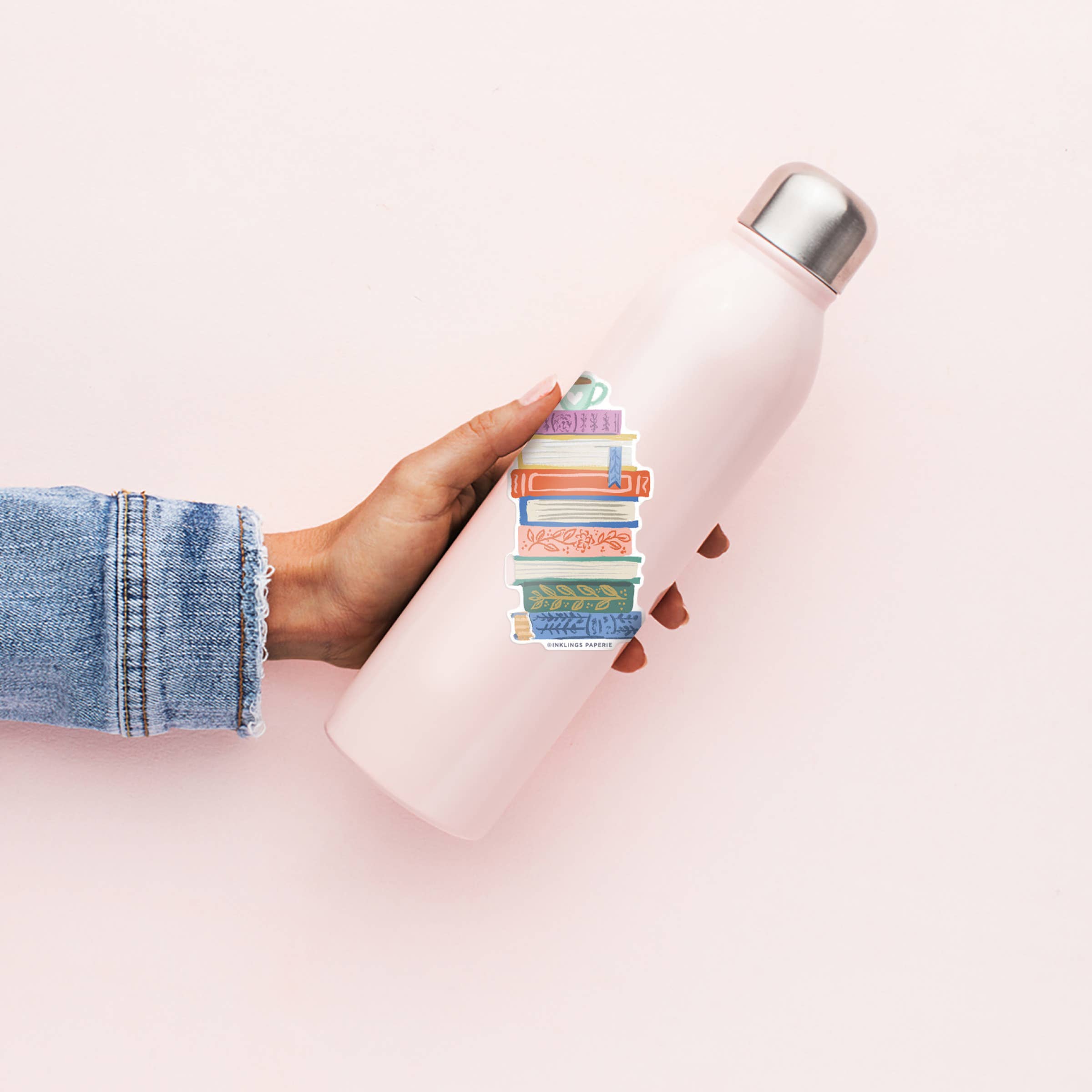 Vinyl Sticker - Book Stack