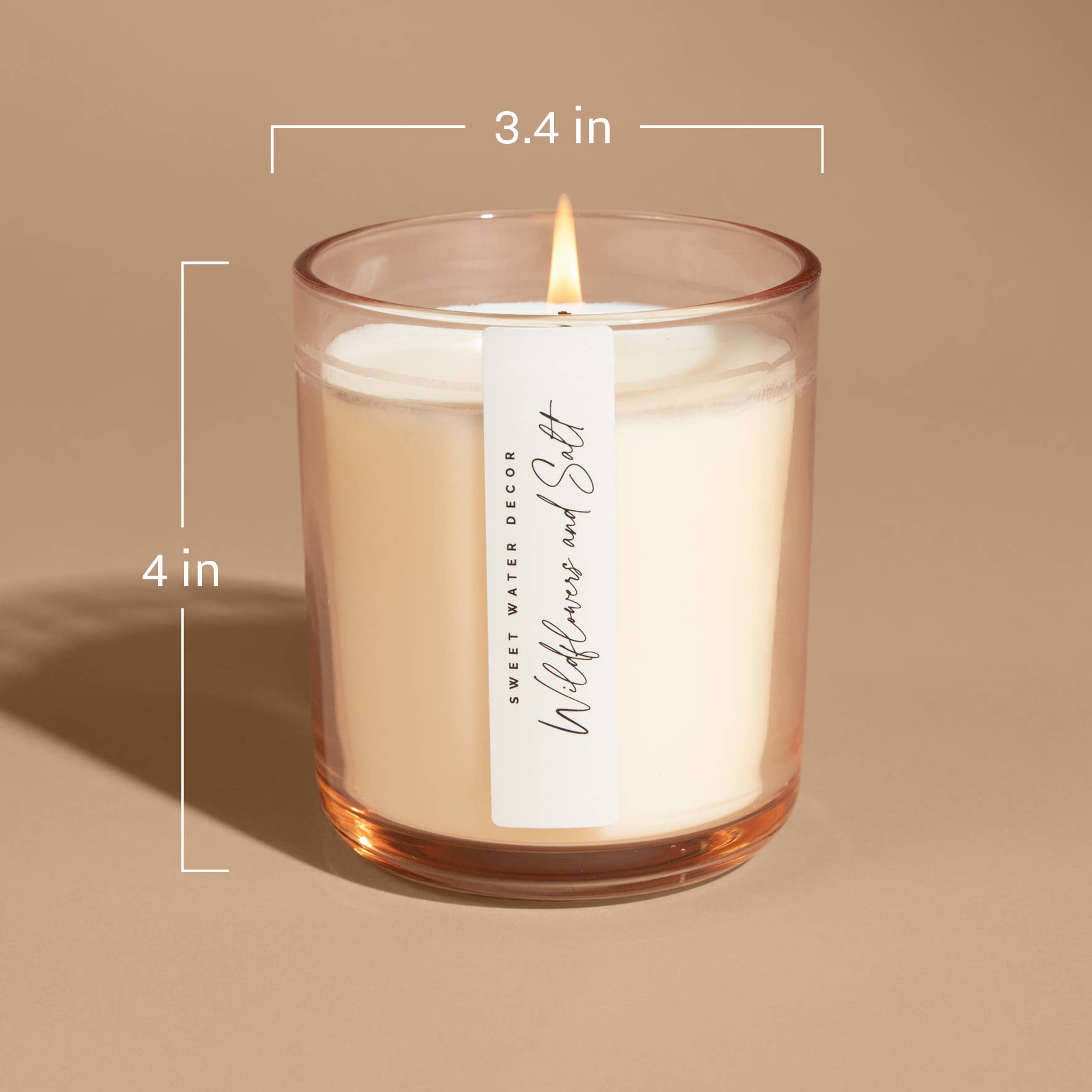 Sandalwood Rose | 12 oz Candle - Home Decor and Gifts