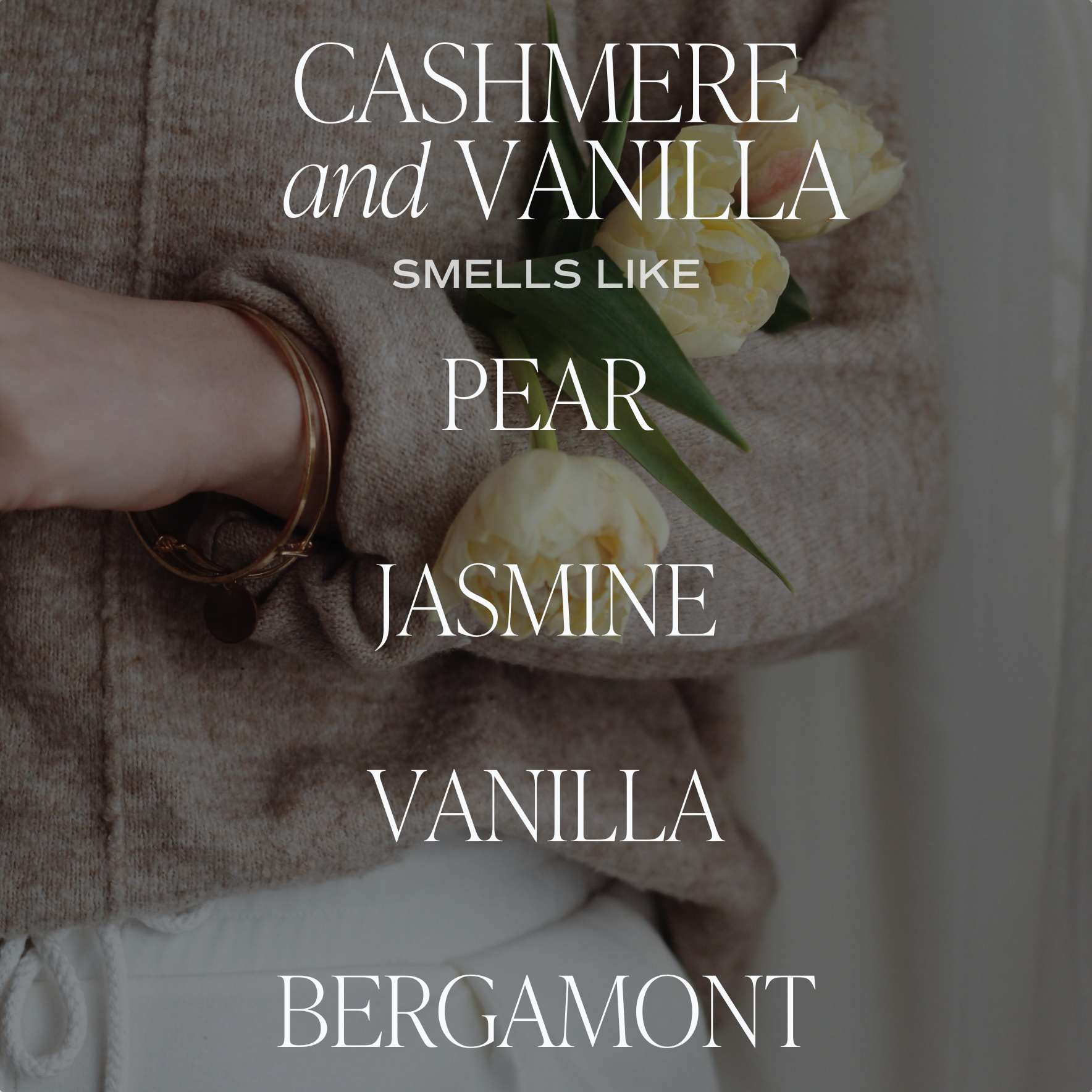 Cashmere and Vanilla Soy Candle | 12oz Fluted Ribbed Jar