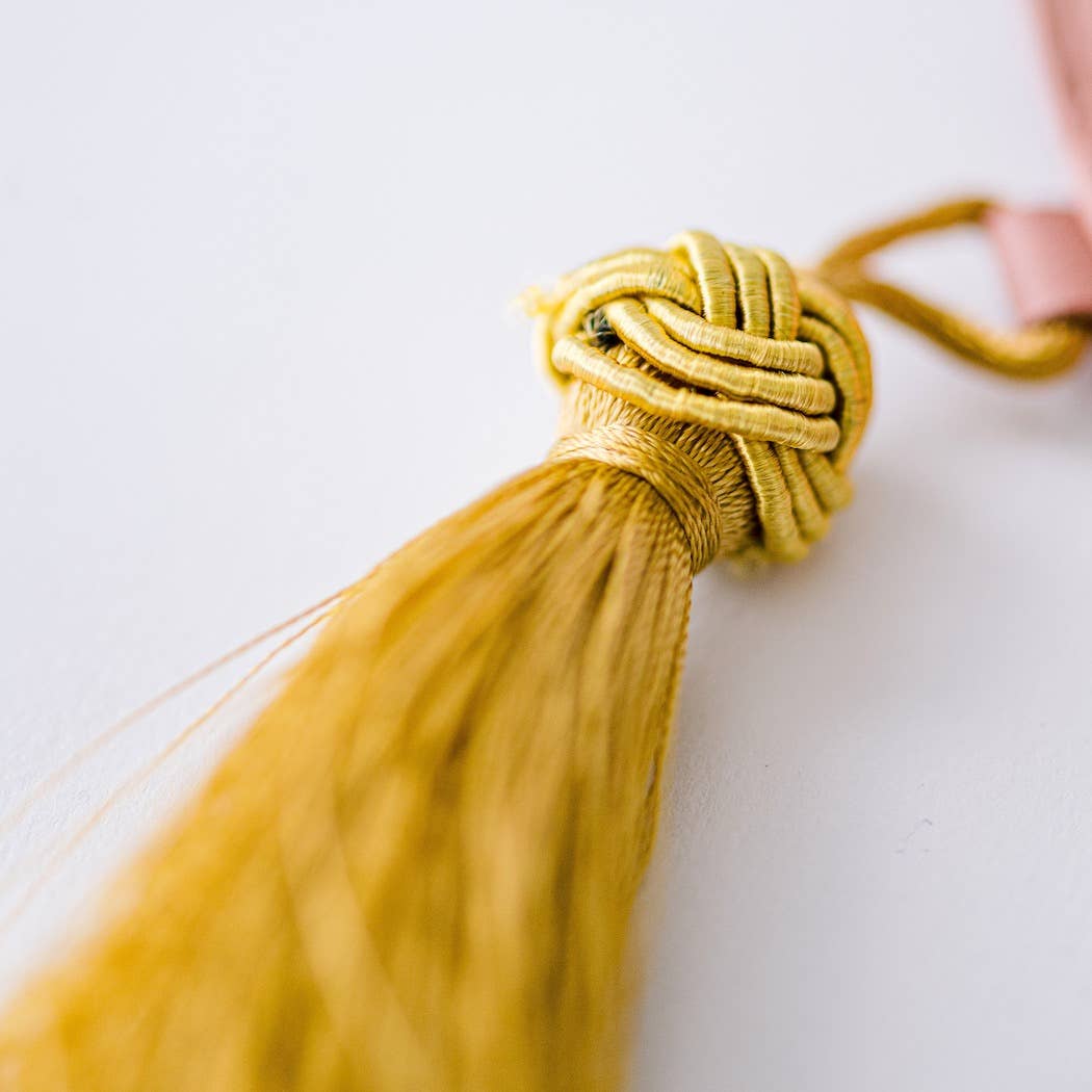 Ivory and Gold Heirloom Scissors with Case - Petunia Pink