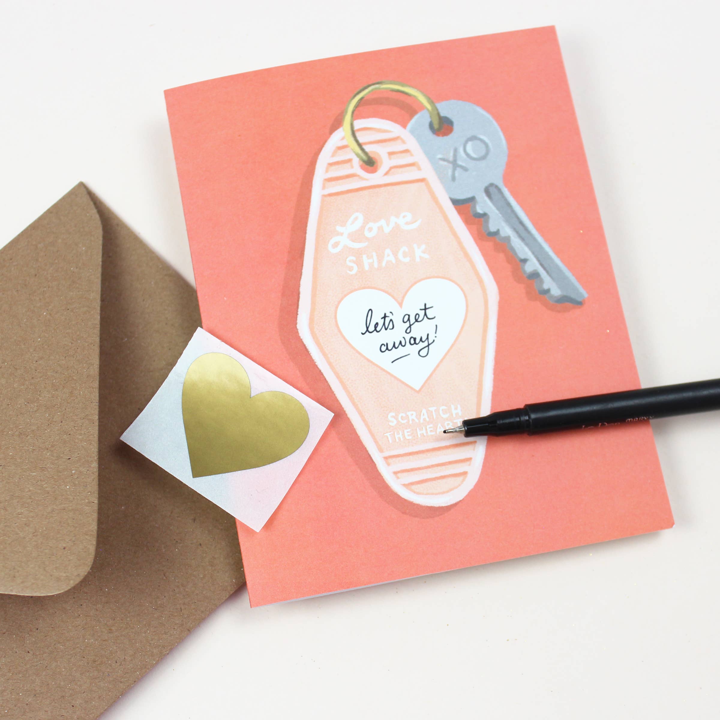 Love Shack Scratch-Off Card | Fun & Romantic Surprise