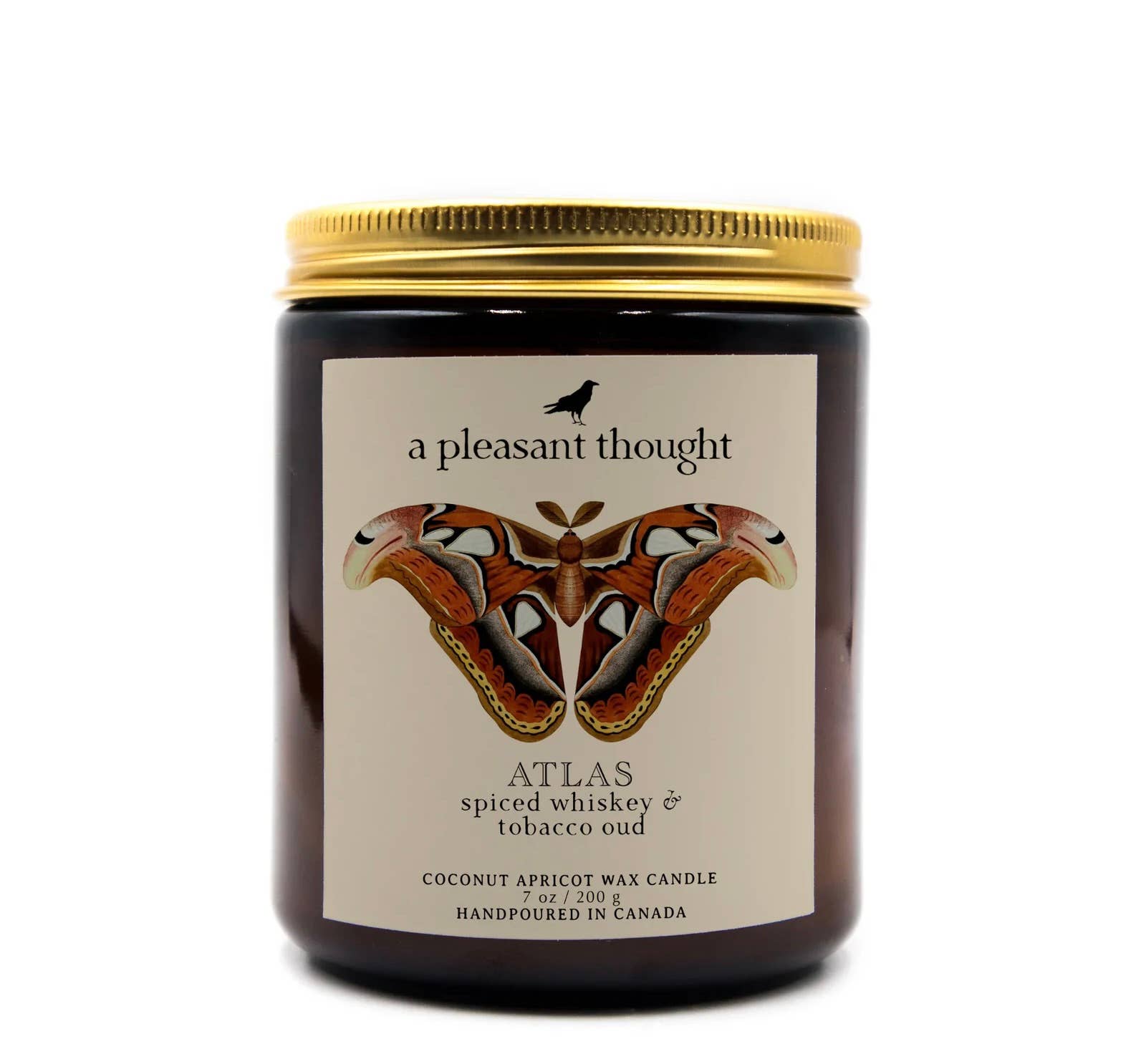 ATLAS | SPICED WHISKEY & TOBACCO OUD | JAR CANDLE