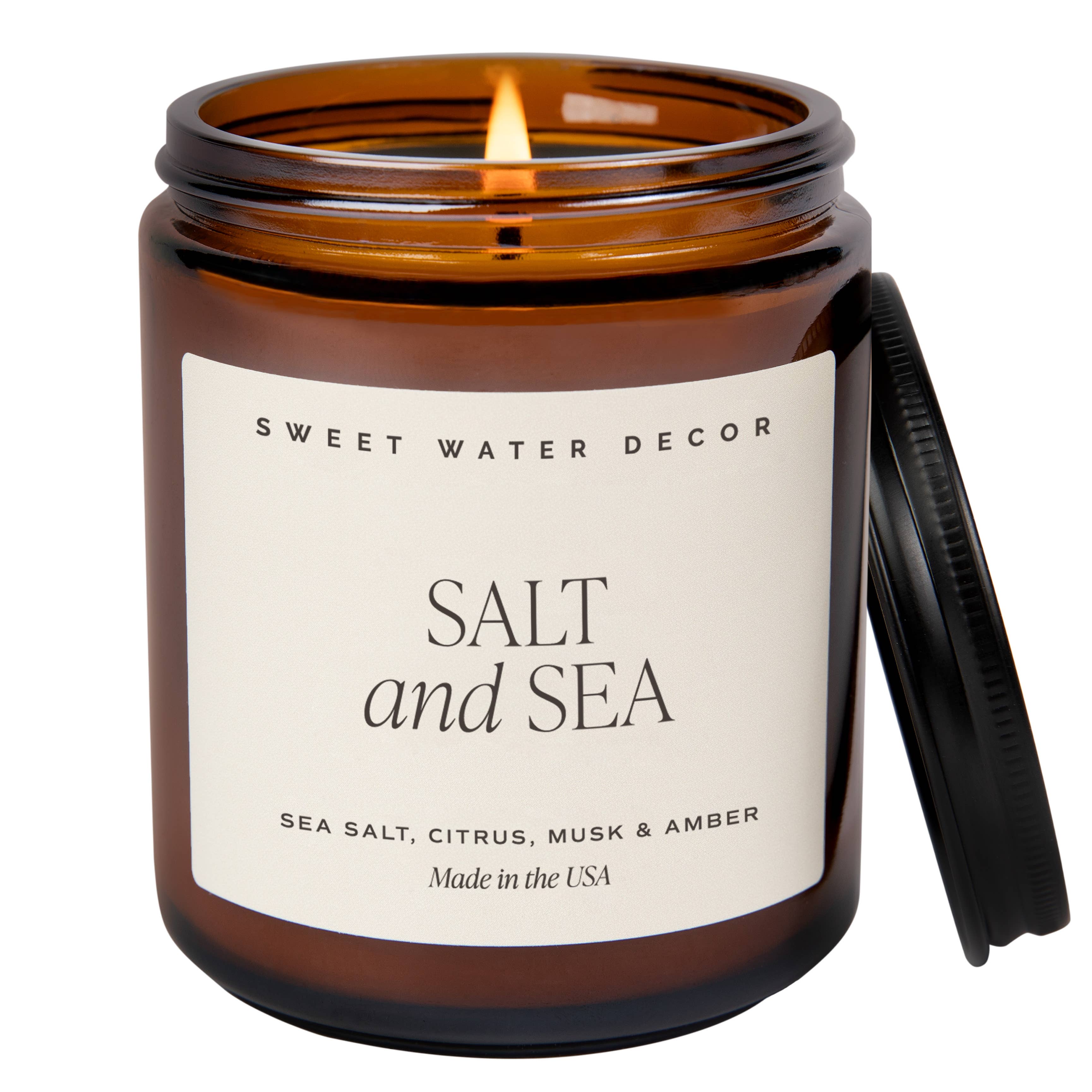 Salt and Sea 9 oz Soy Candle - Home Decor & Gifts