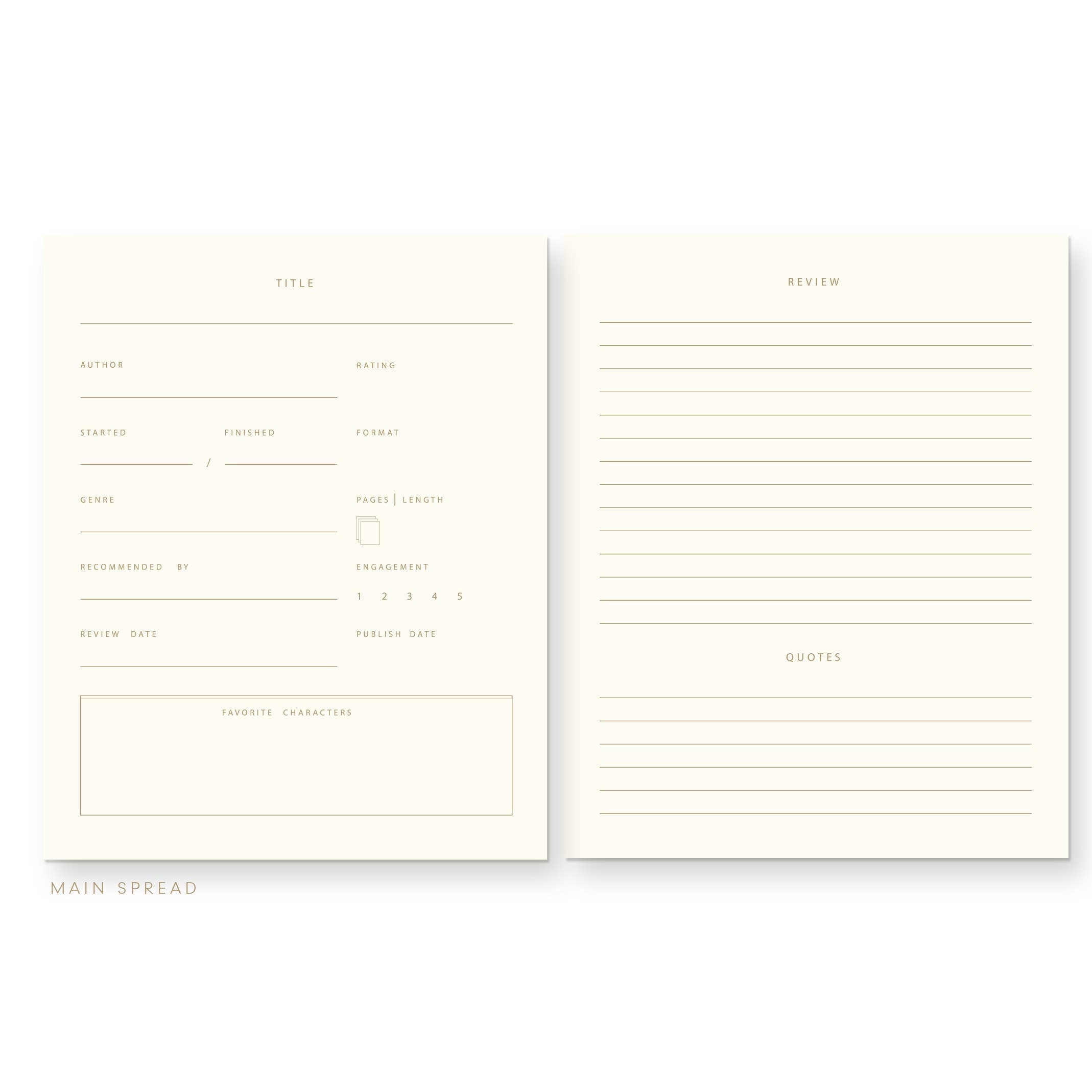 Books Are Magic Book Log Reading Journal