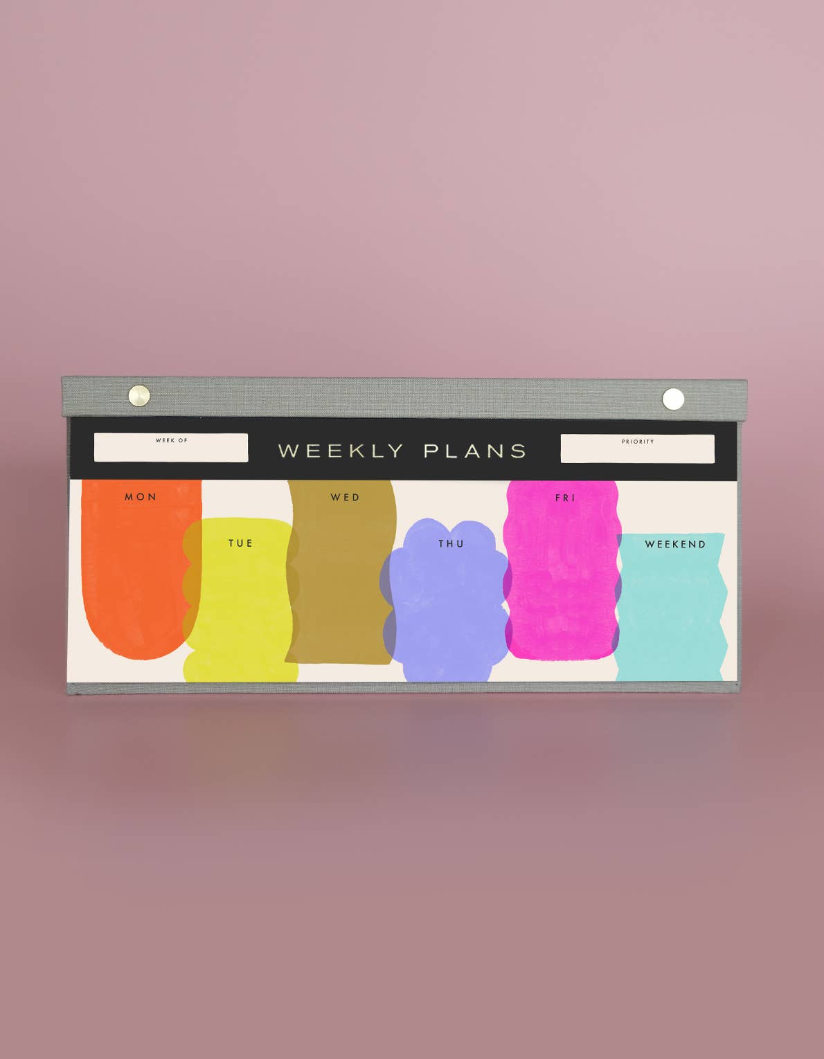 Weekly Planner | Painterly Shapes