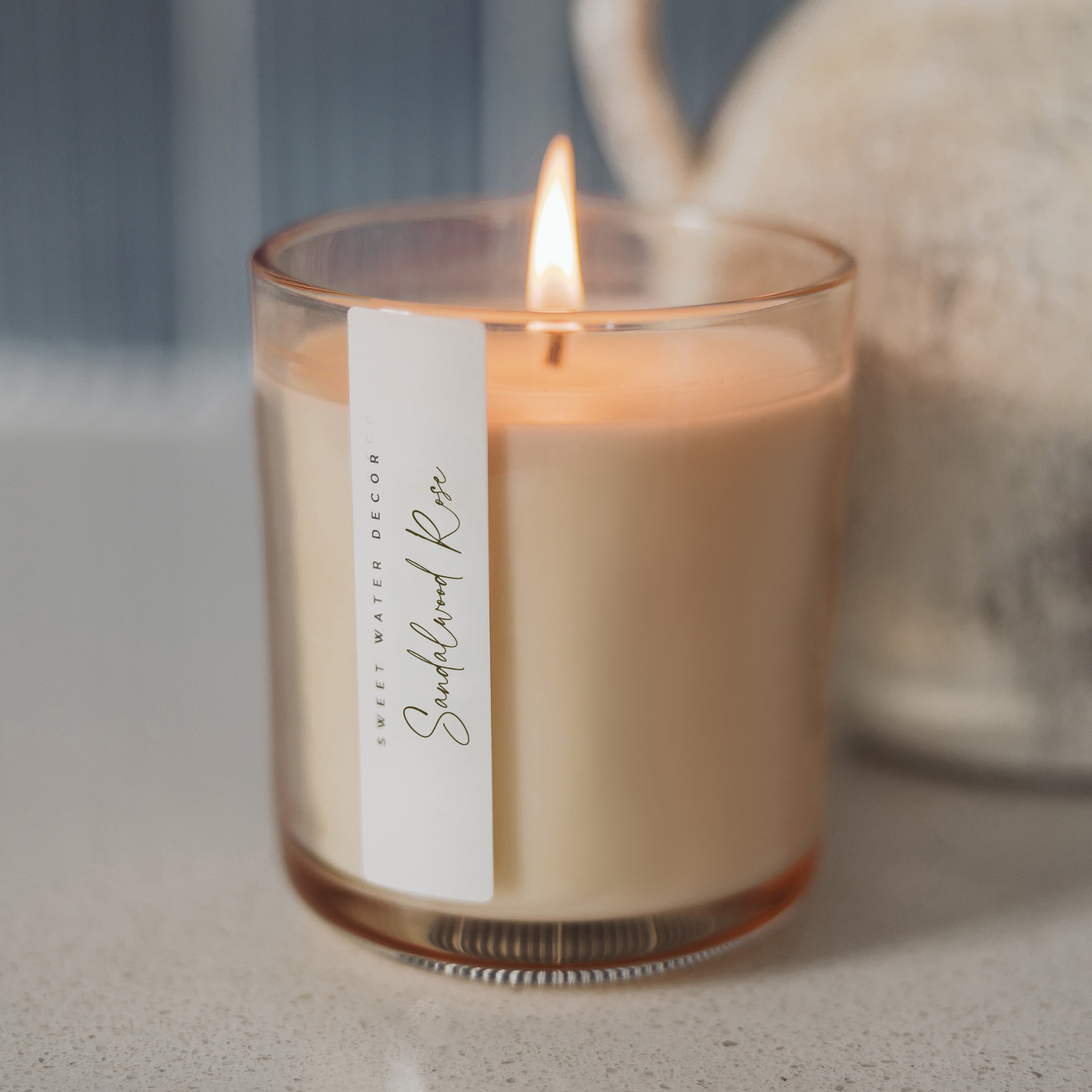 Sandalwood Rose | 12 oz Candle - Home Decor and Gifts