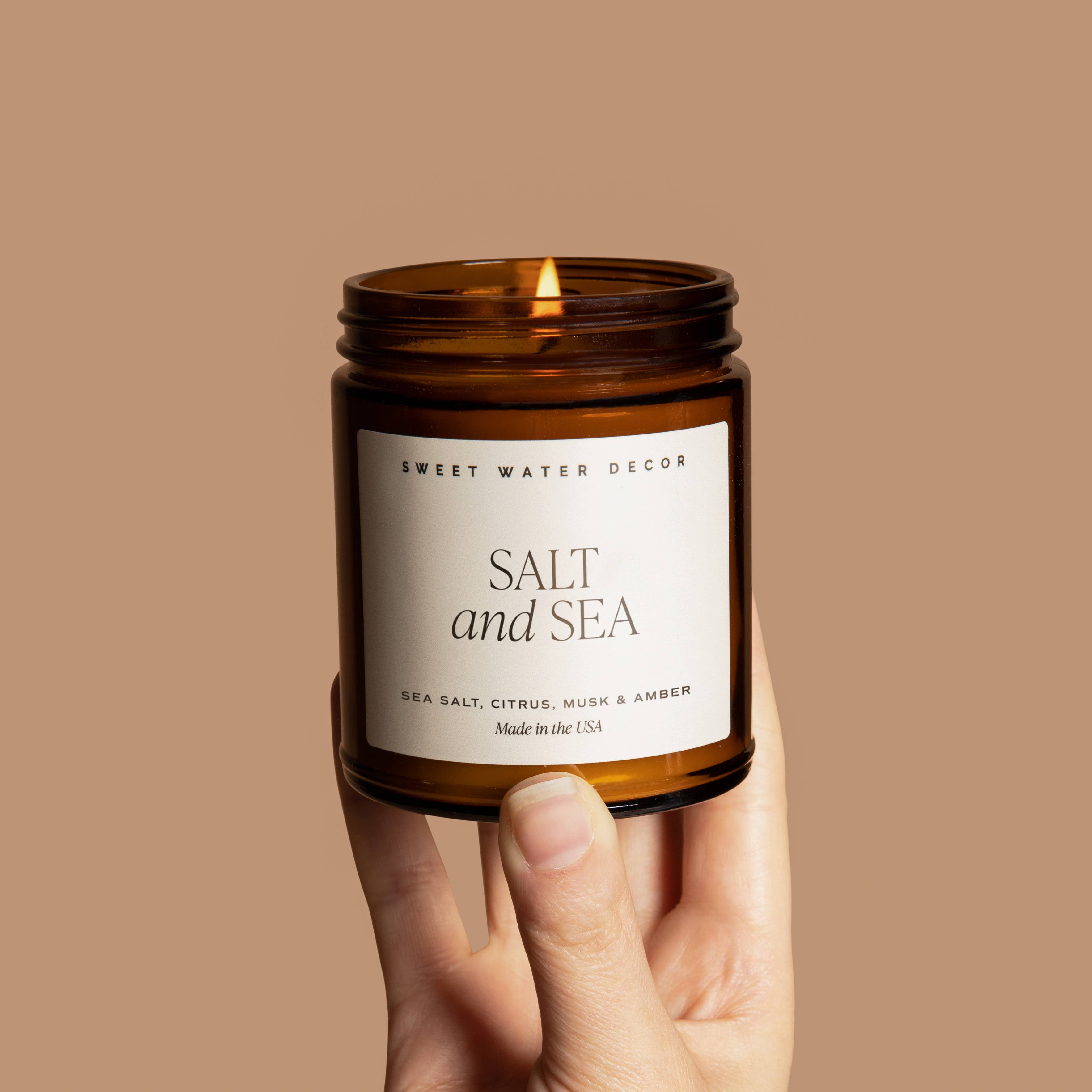 Salt and Sea 9 oz Soy Candle - Home Decor & Gifts