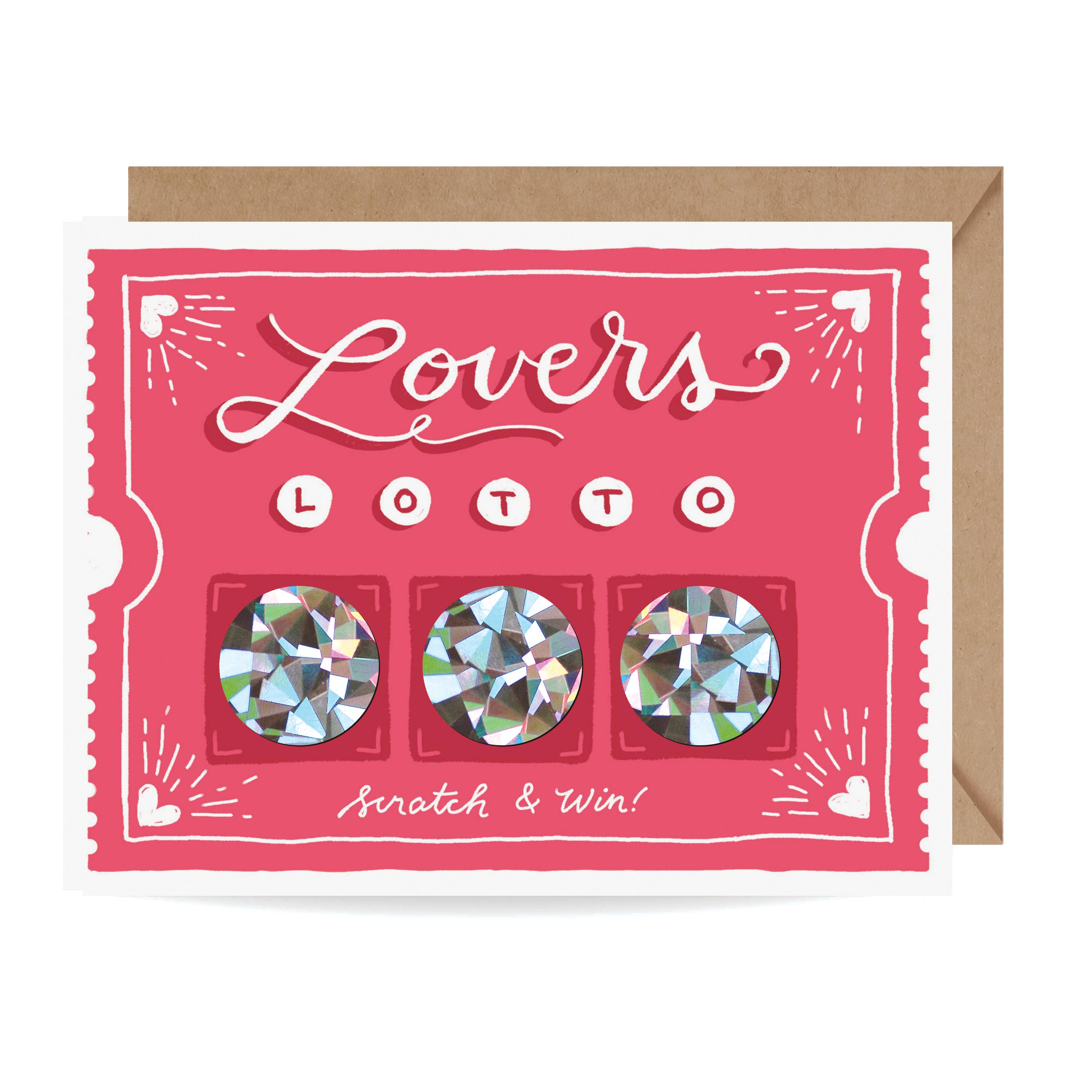 Lovers Lotto Scratch-Off Card | Love & Anniversary