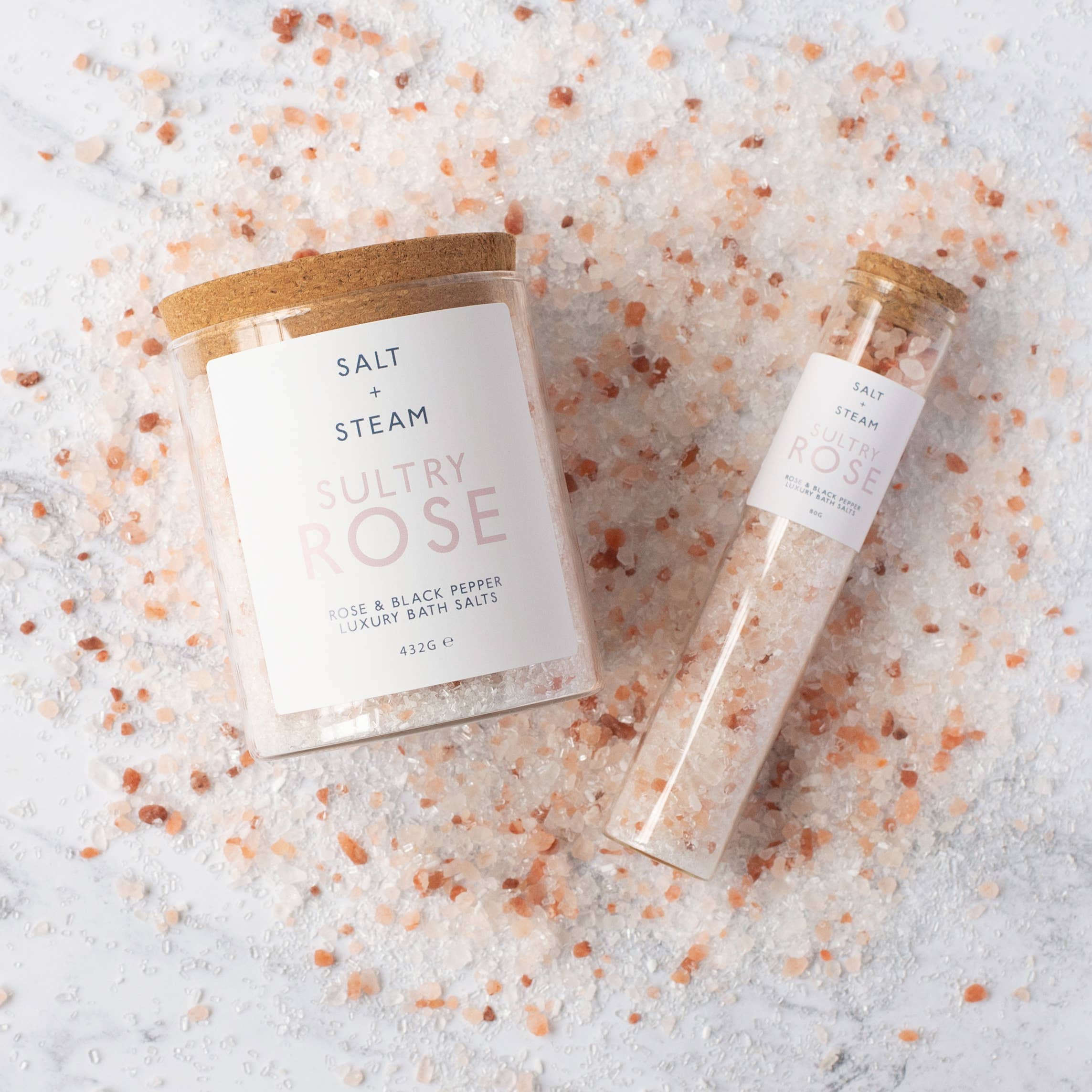 Sultry Rose Bath Salts | Rose & Black Pepper Infusion