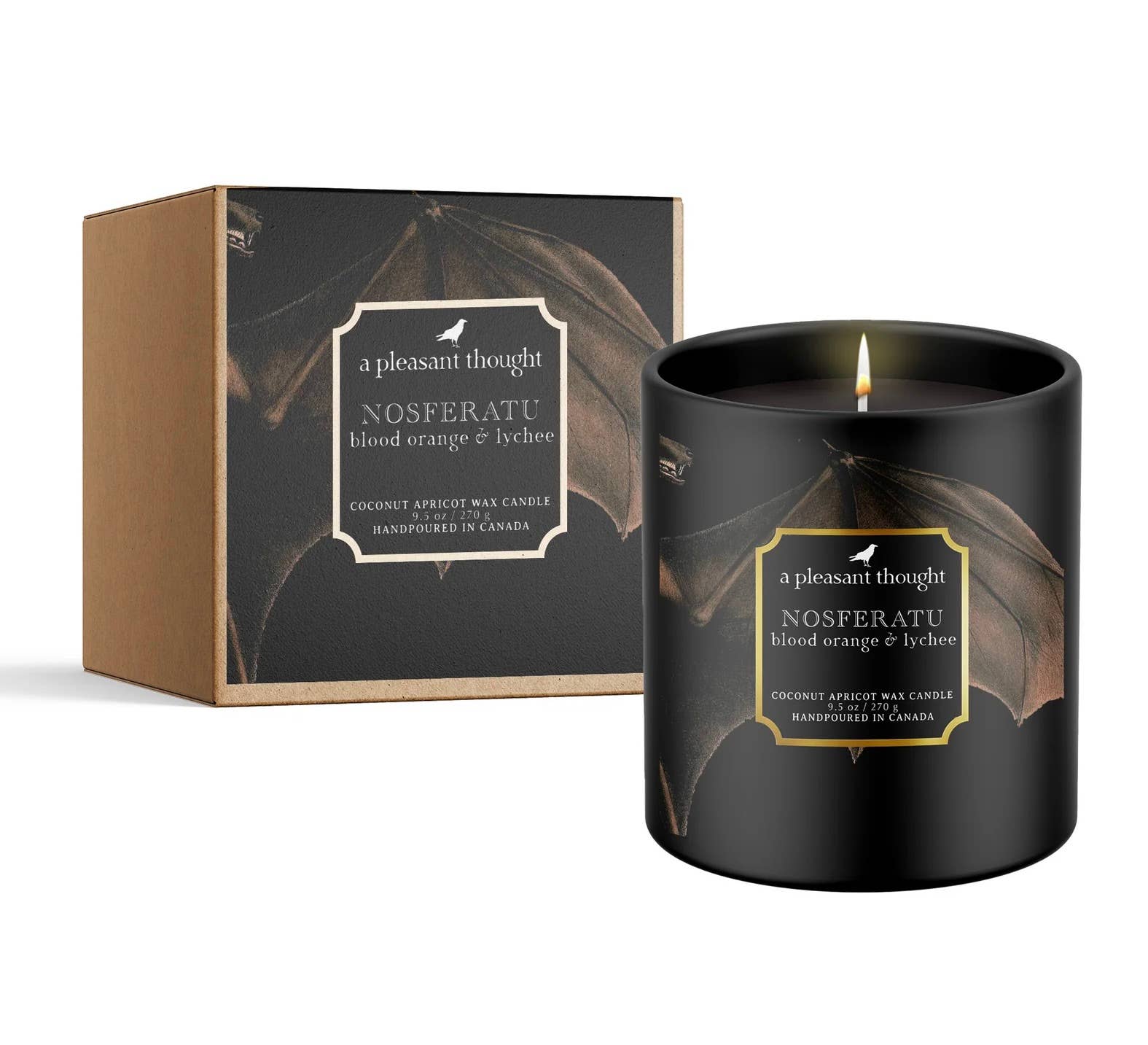 NOSFERATU | BLOOD ORANGE & LYCHEE | RAVEN CANDLE