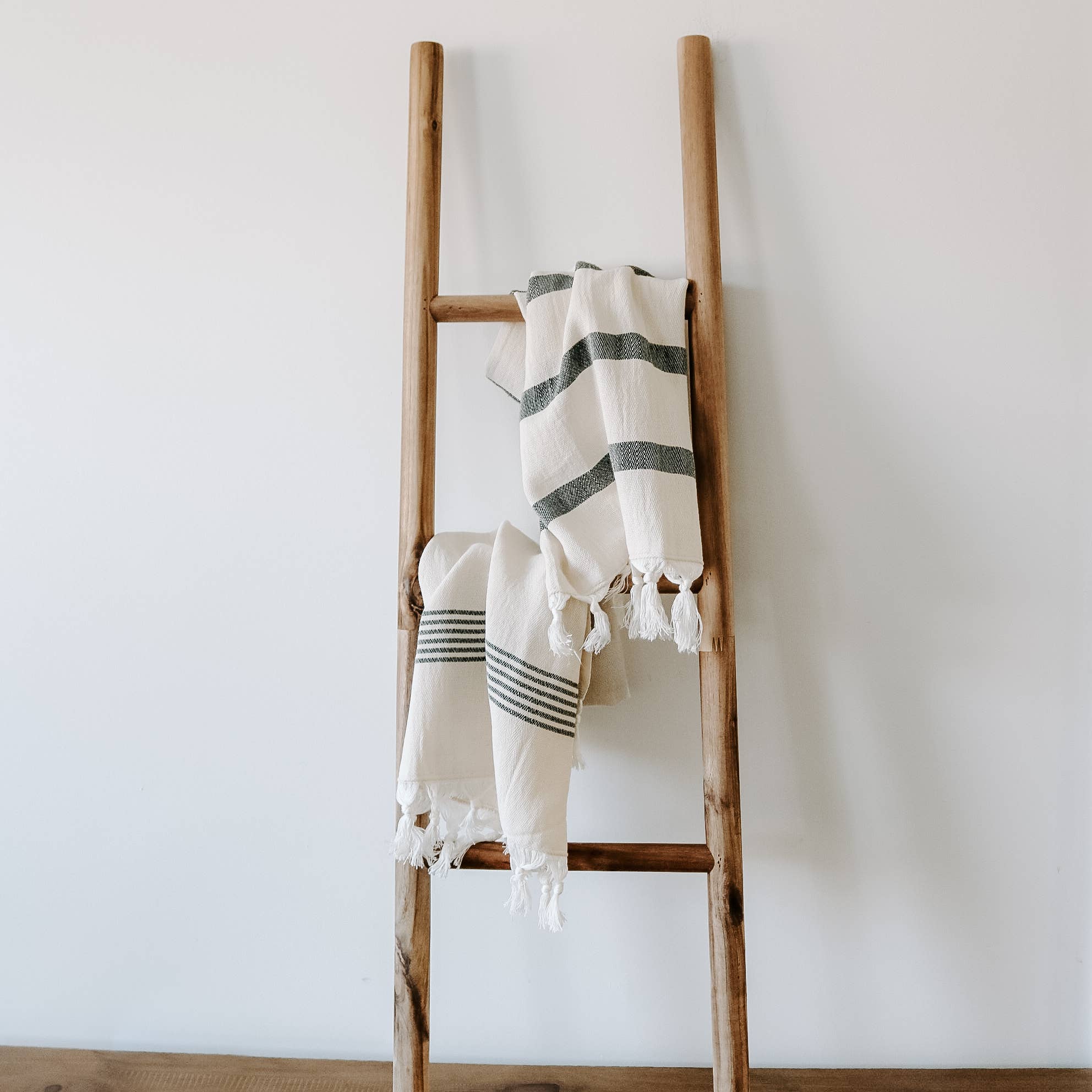 Turkish Cotton Hand Towel, Multi Stripe