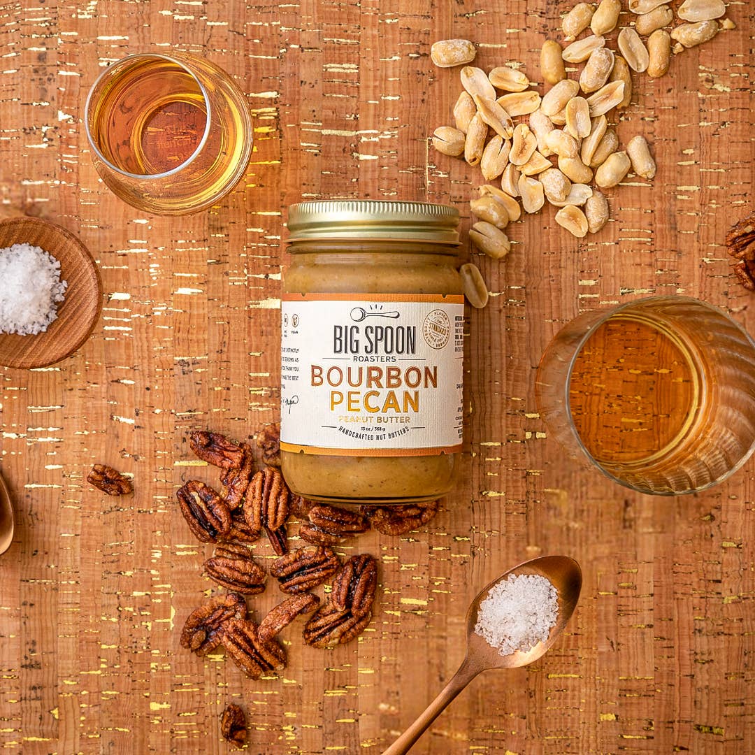 Bourbon Pecan Peanut Butter | Rich & Nutty Spread