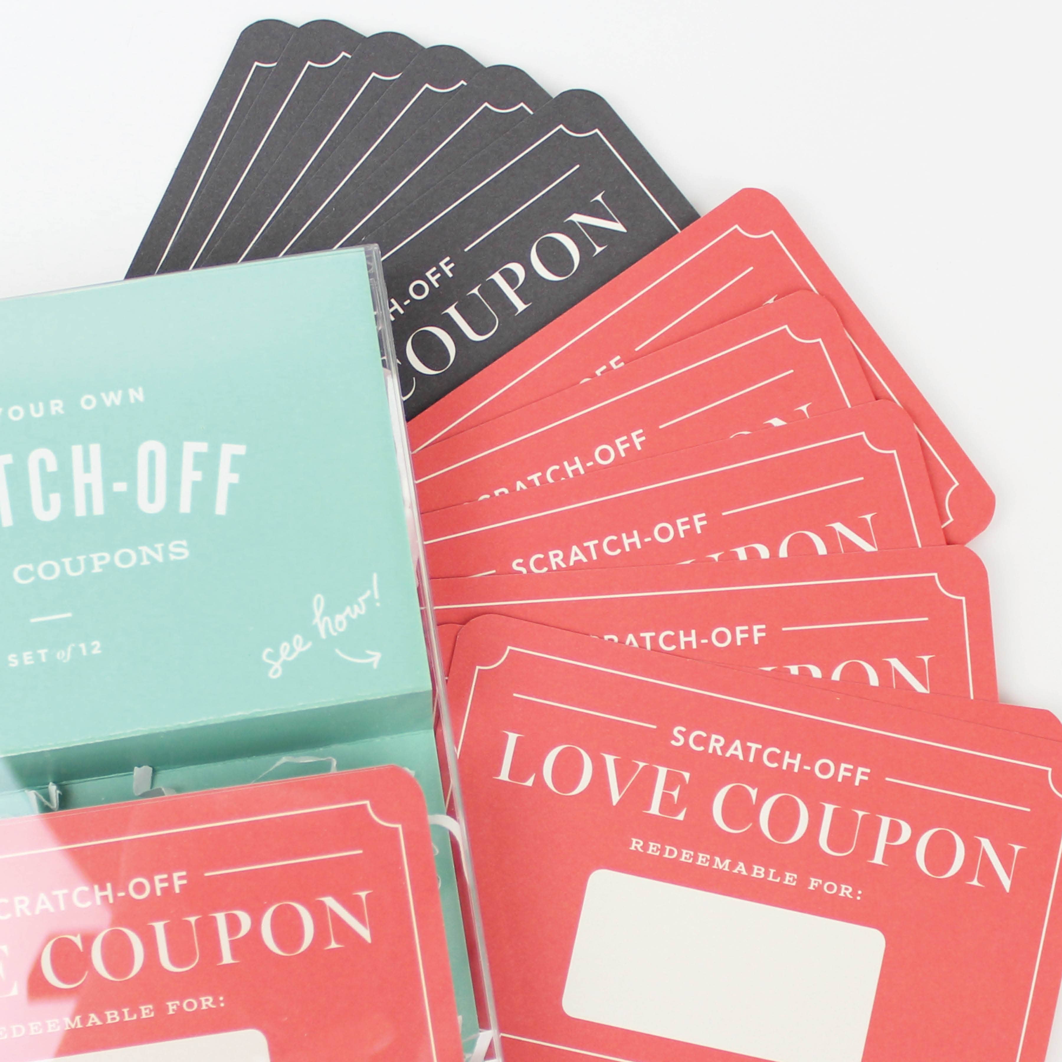 Scratch-off Vouchers - Love Coupons