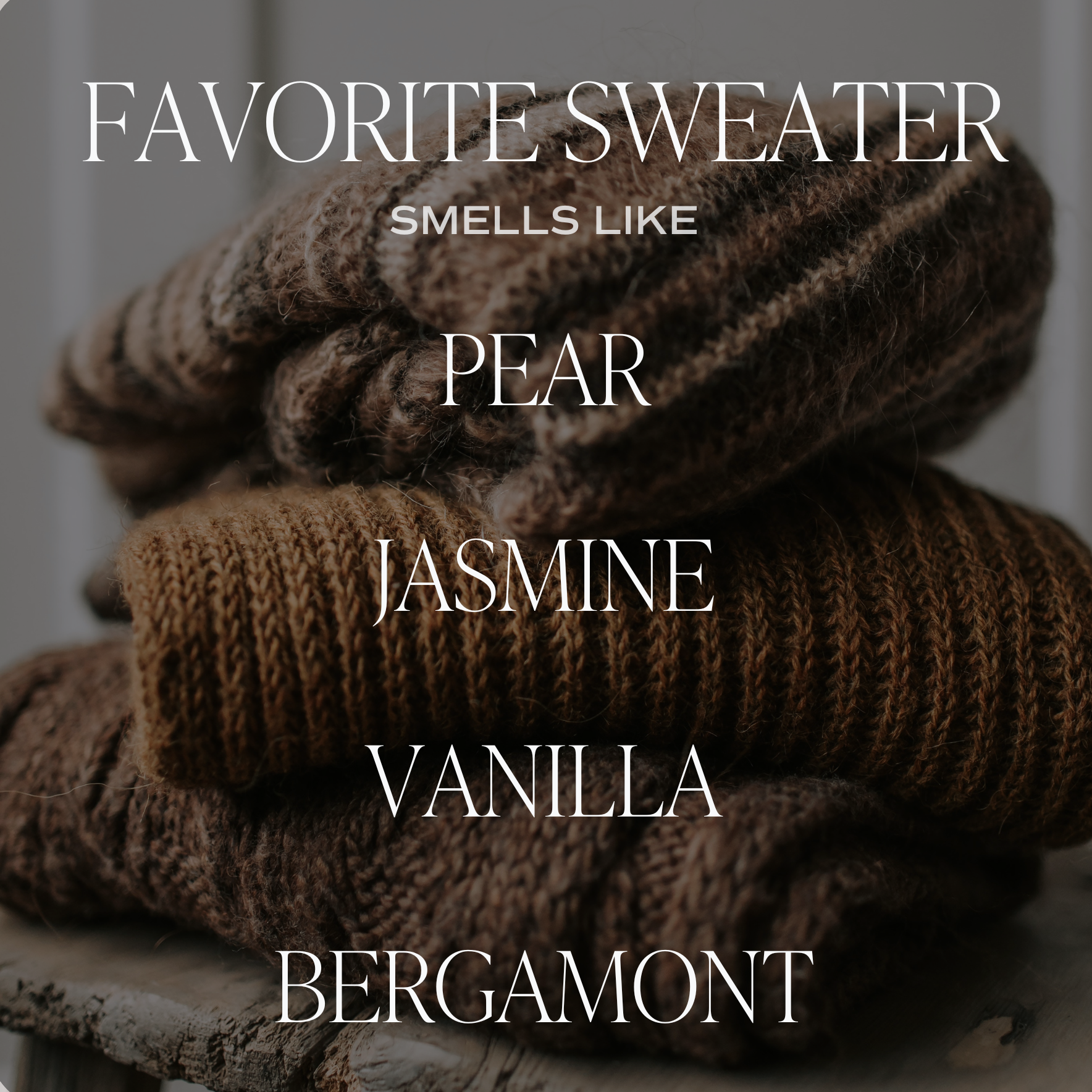 Favorite Sweater | 15 oz Soy Candle