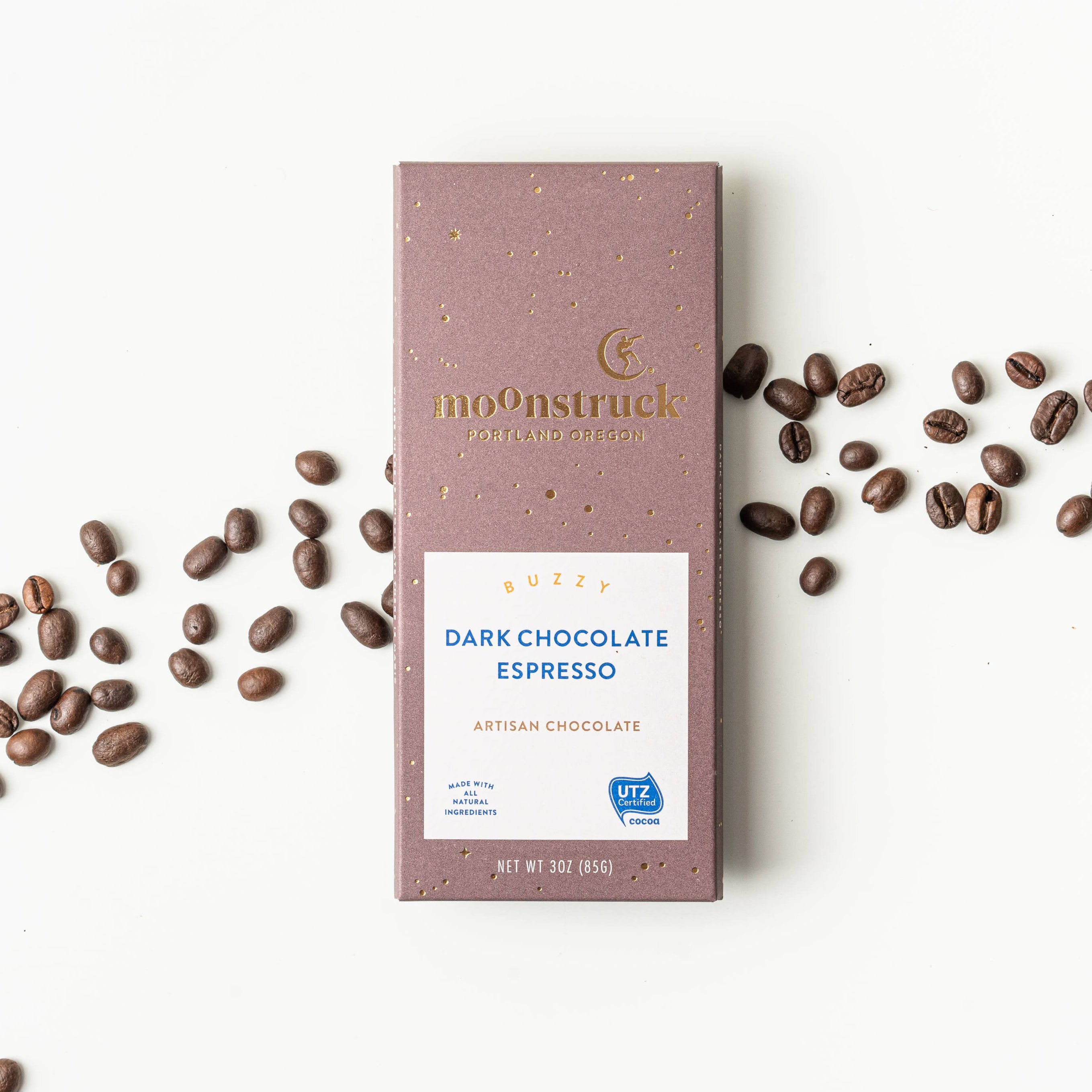 Buzzy Dark Espresso Chocolate Bar