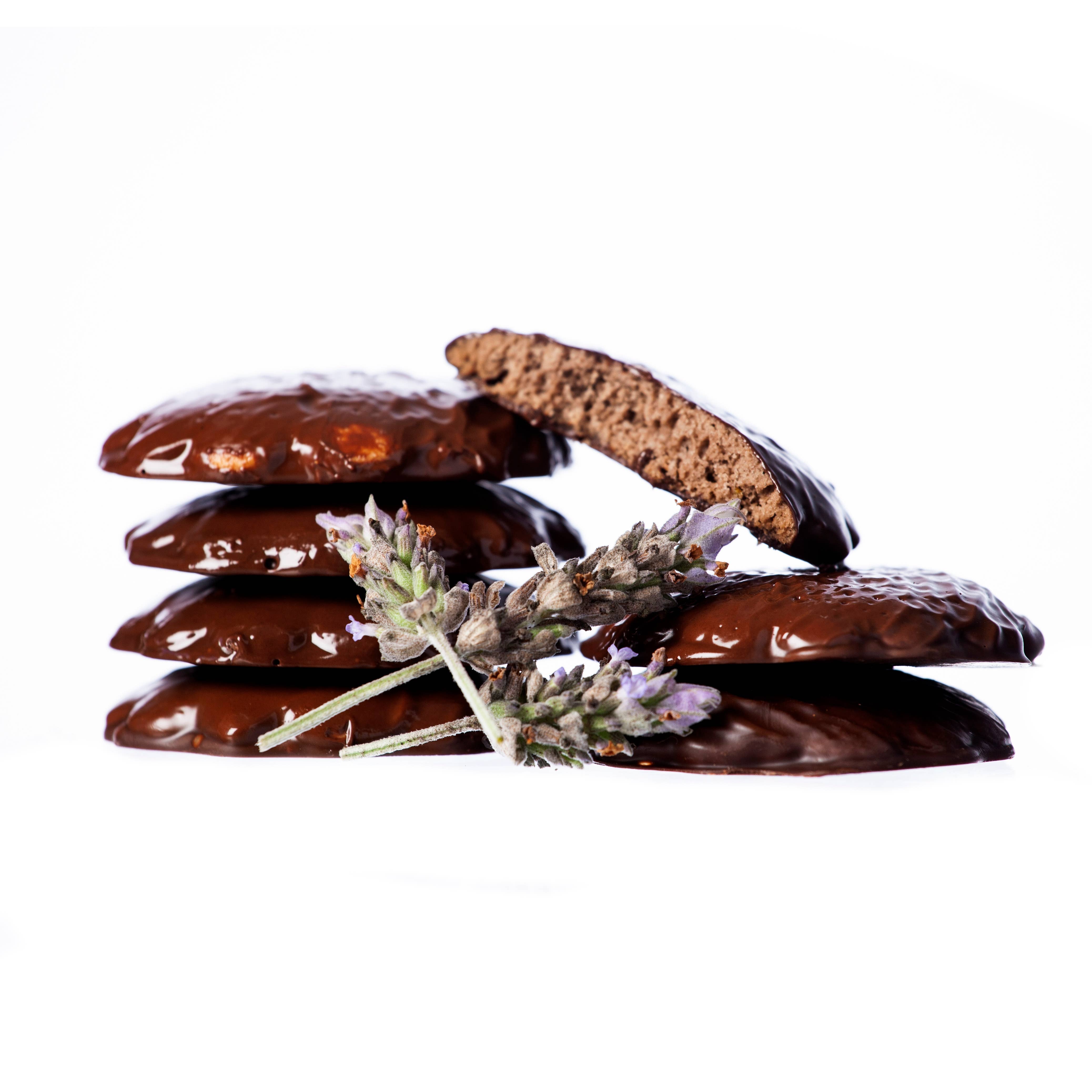 Lavender & Chocolate Tea Cookies (No Gluten)