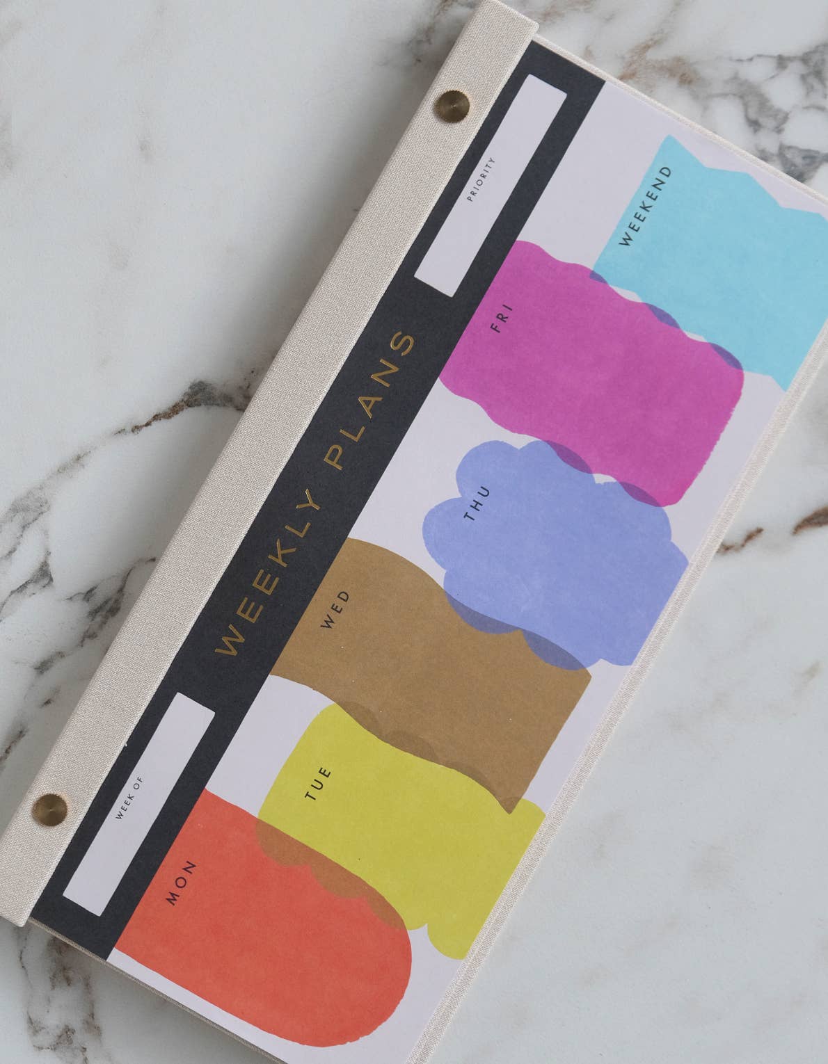 Weekly Planner | Painterly Shapes