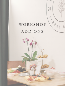 Add Ons for Private Workshop Events