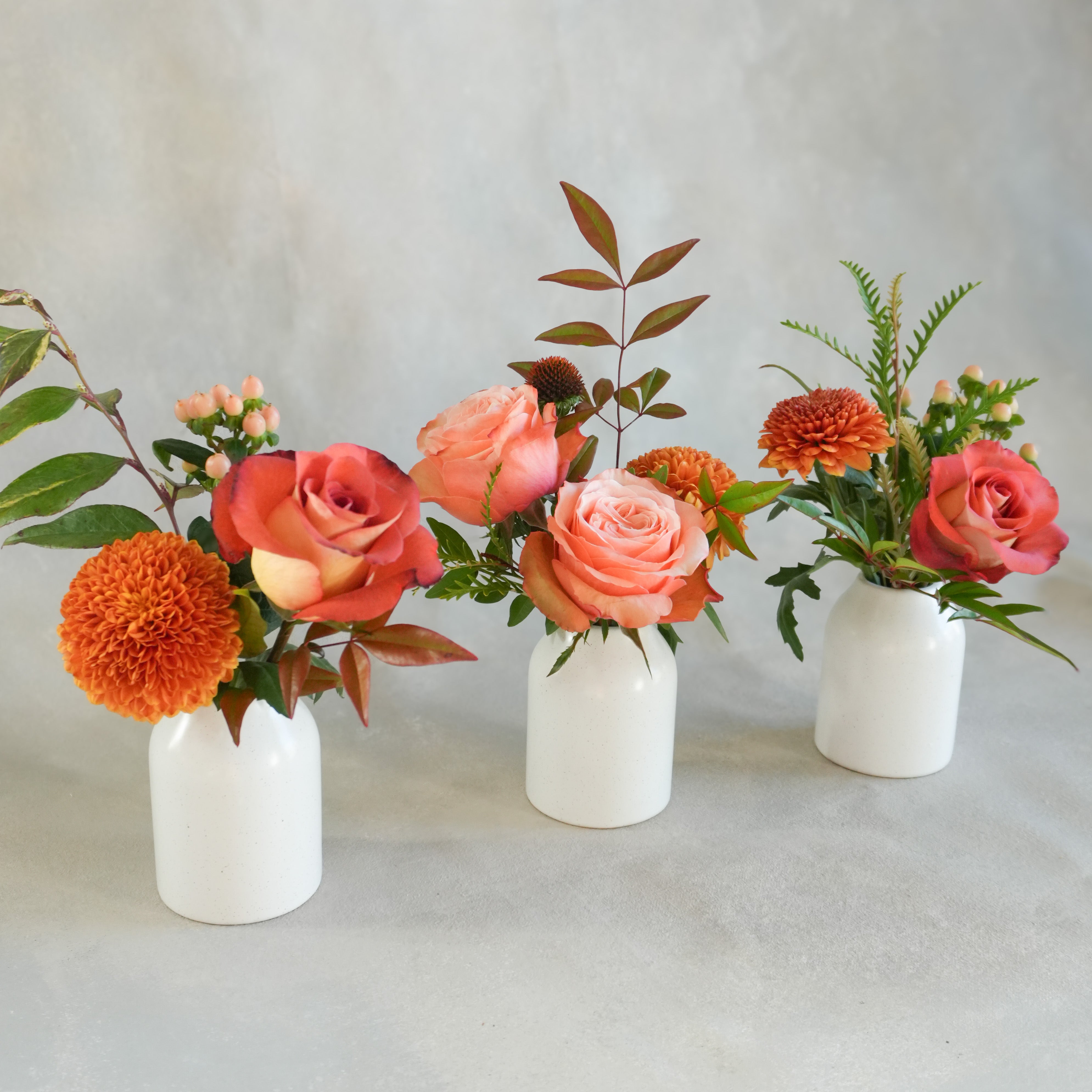 Autumn Bud Vases