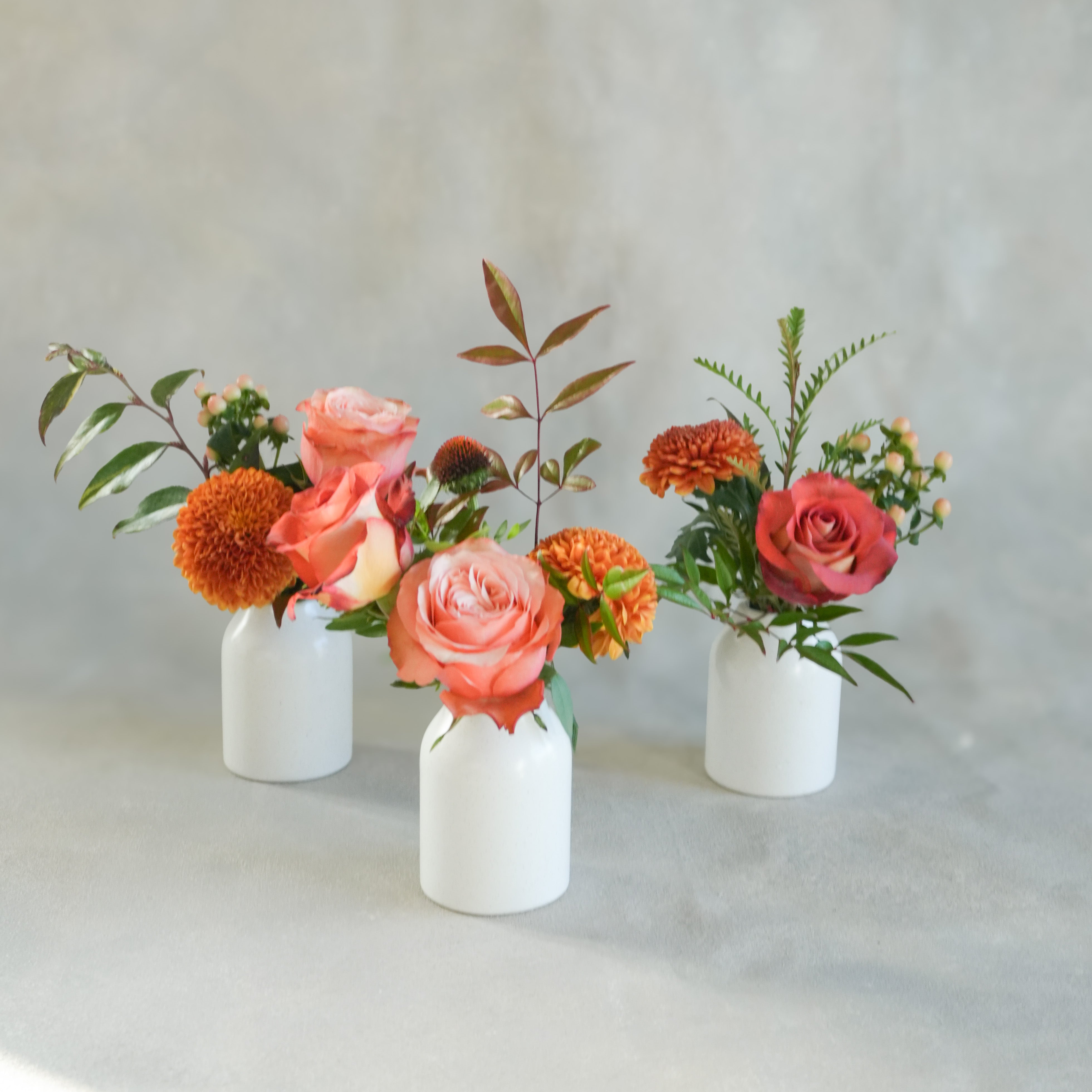 Autumn Bud Vases