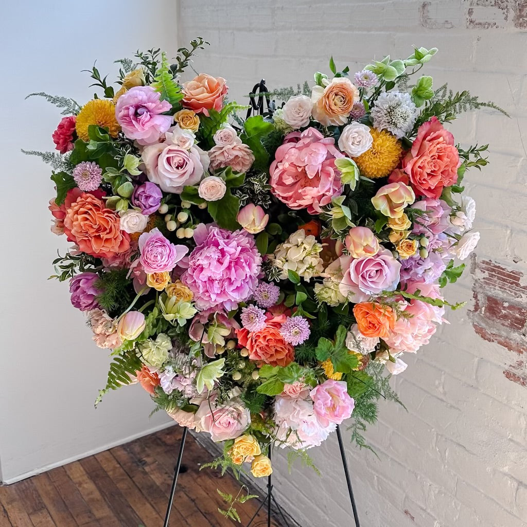 Hearth Wreath, Funeral Wreath, Memorial Service and Celebration of Life Flowers