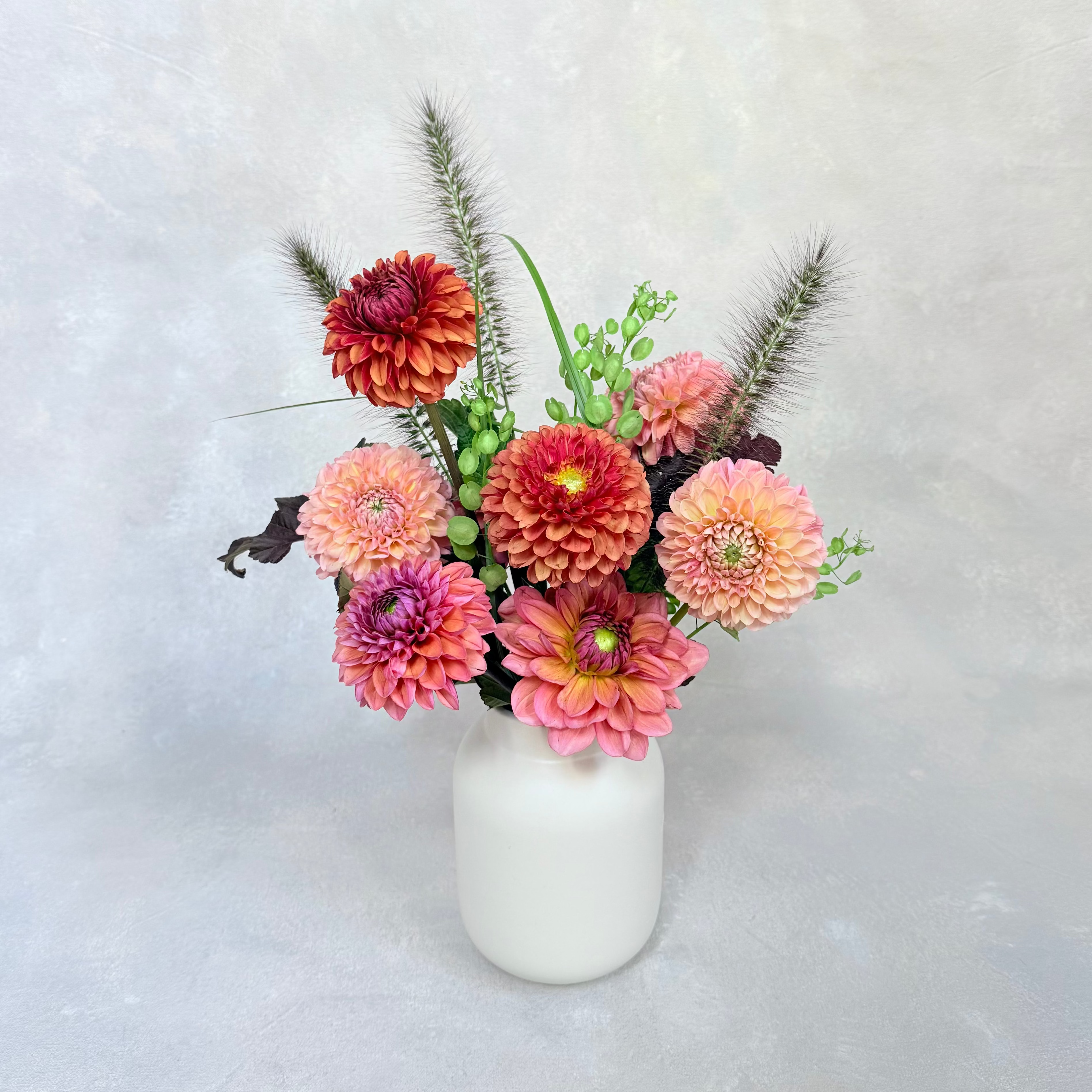Seasonal Vase Arrangement | Local Dahlias