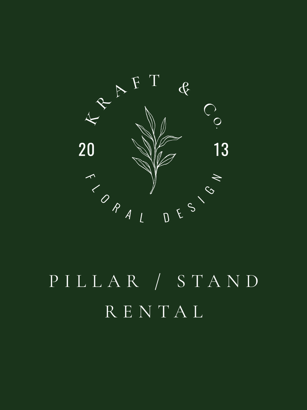 Pillar/Stand Rental