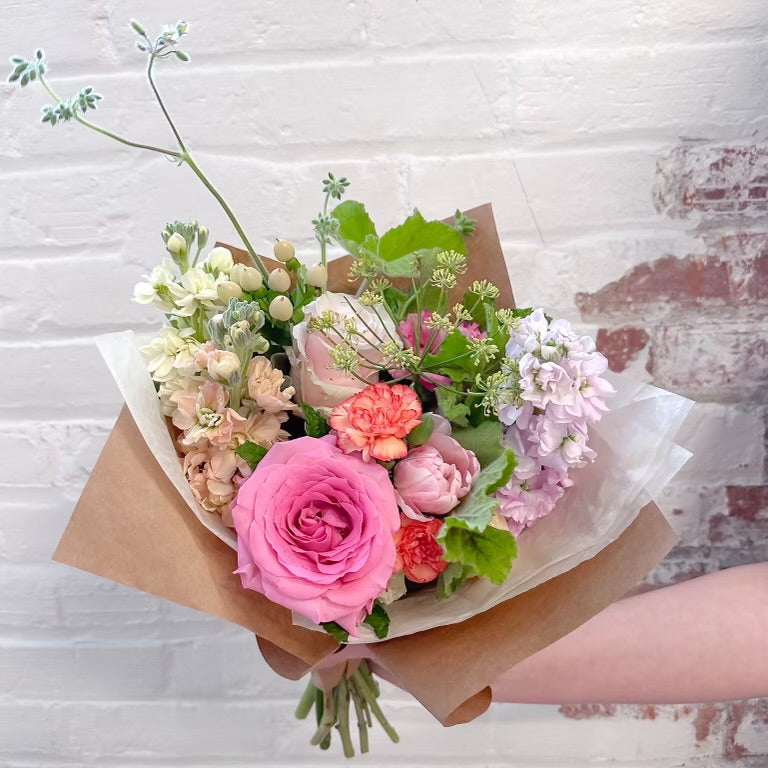 Petite Hand Tied Bouquet, Subscription Bouquets, Everyday Floral Arrangements