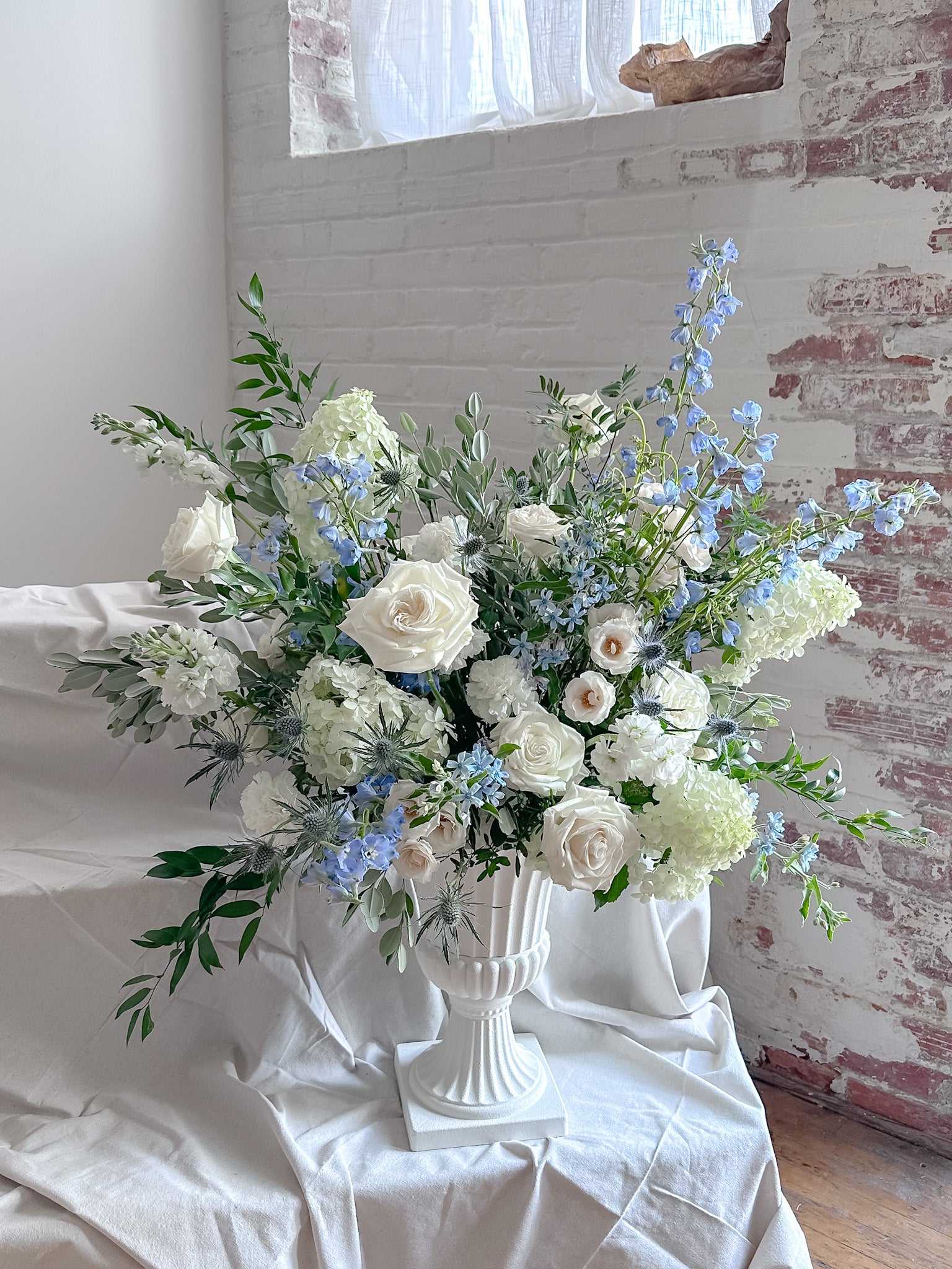 Provincial Statement Arrangement, Event Floral Collection, Provincial Color Palette, Wedding Collection, Floral Arrangement 