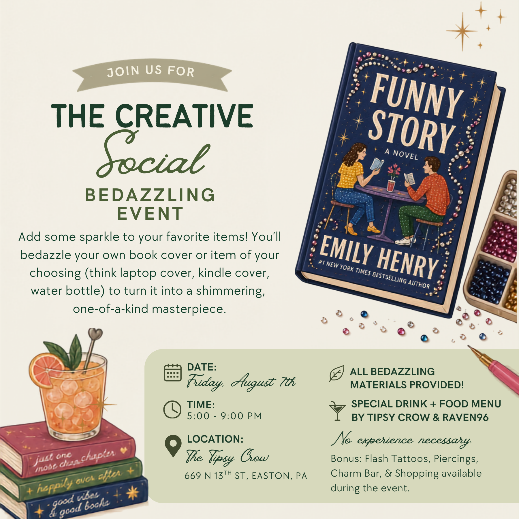 Bedazzling Workshop Event @ The Tipsy Crow
