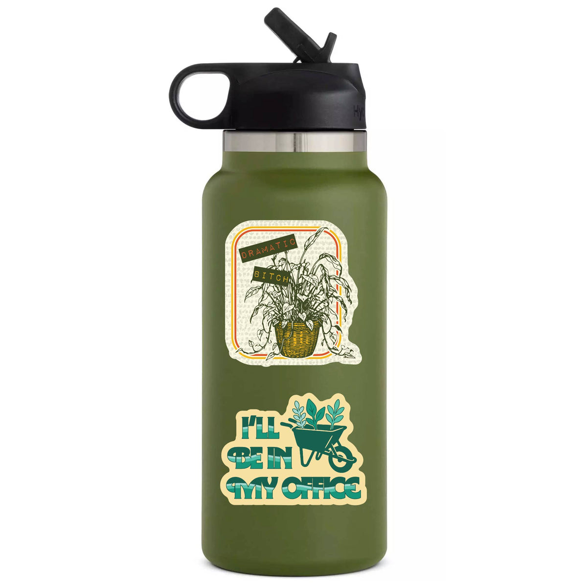 Dramatic Bitch Wilting Plant High Quality Vinyl Sticker