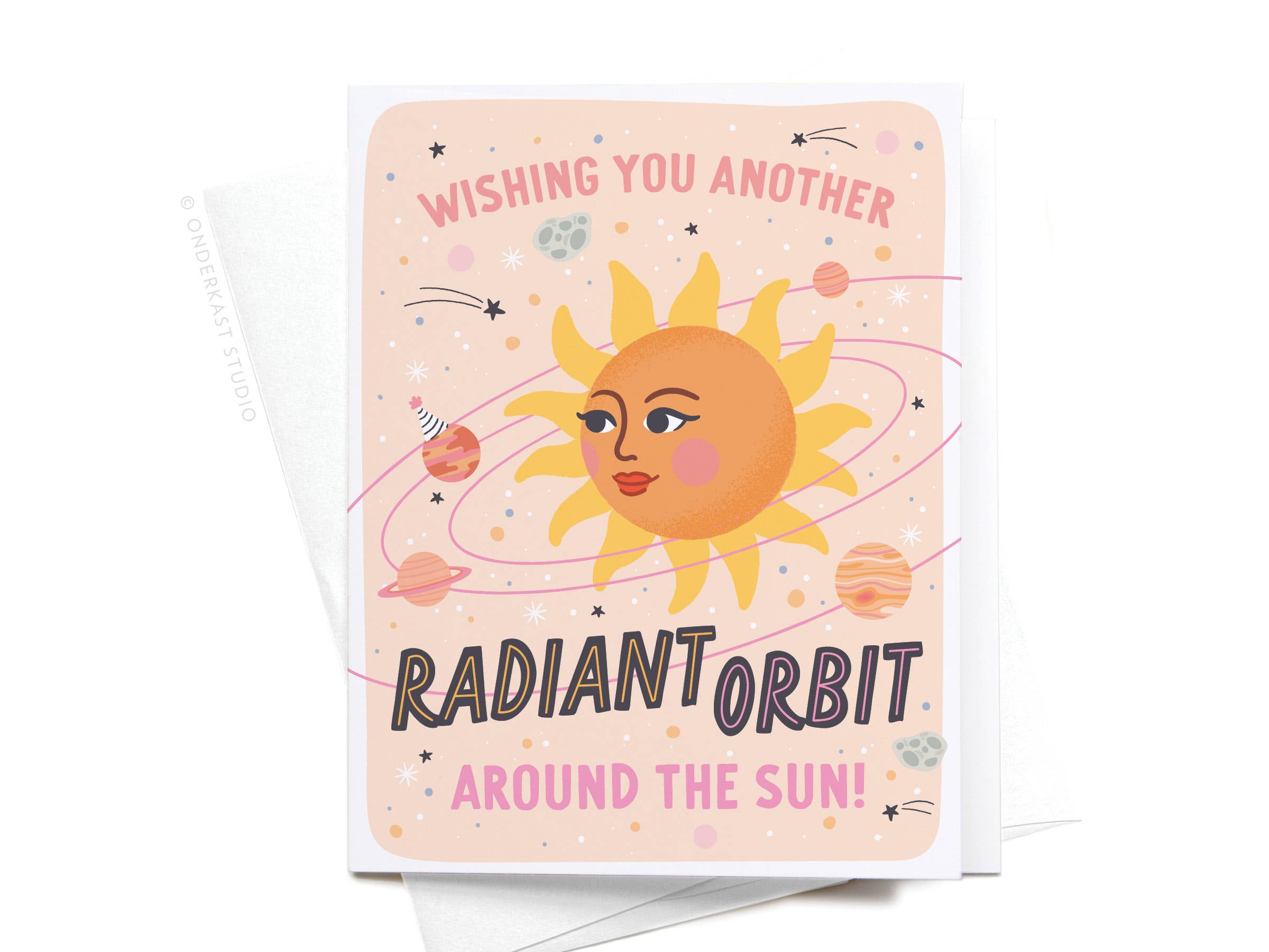 Radiant Orbit Around the Sun Greeting Card