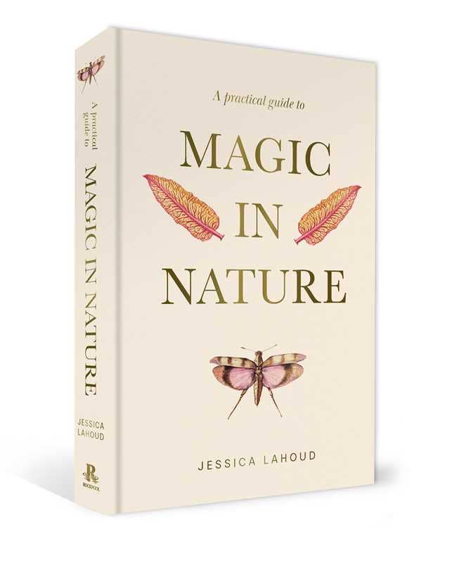 Book titled 'A Practical Guide to Magic in Nature' by Jessica Lahoud