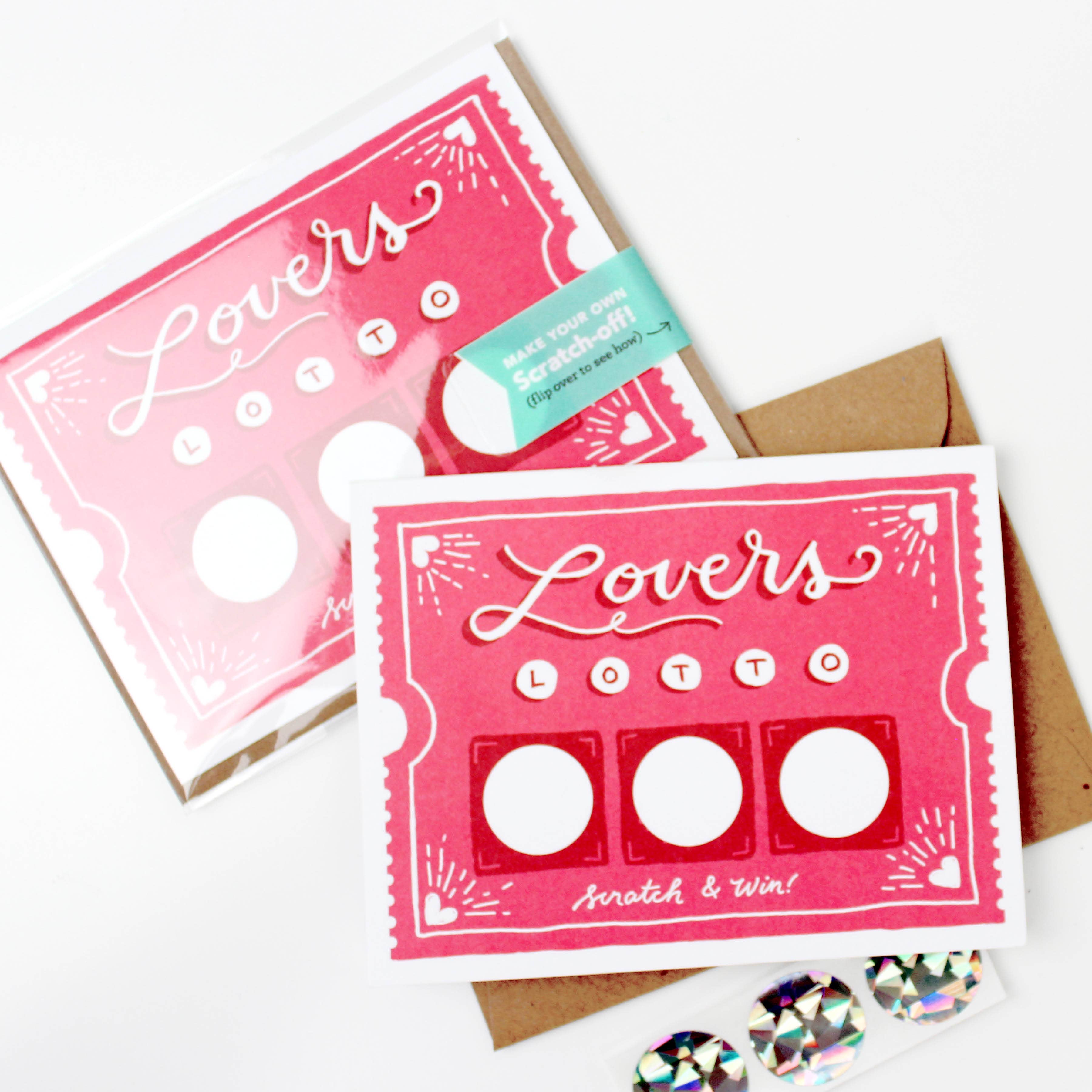 Scratch-off Card - Lovers Lotto - Love/Anniversary