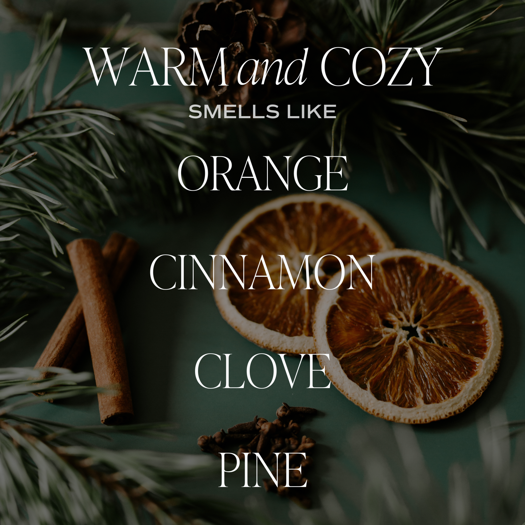 Warm and Cozy | 15 oz Soy Candle, Matte Lidded Jar