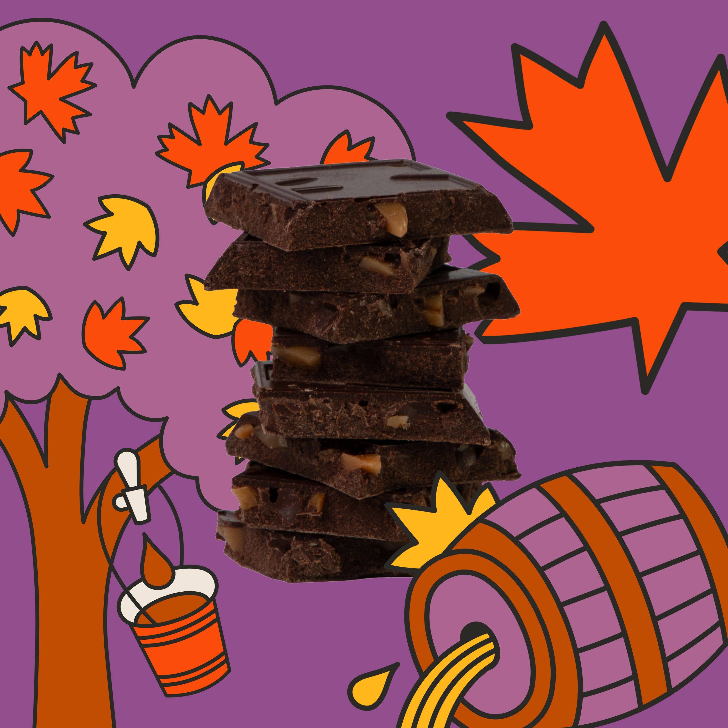 Maple Bourbon Truffle Bar