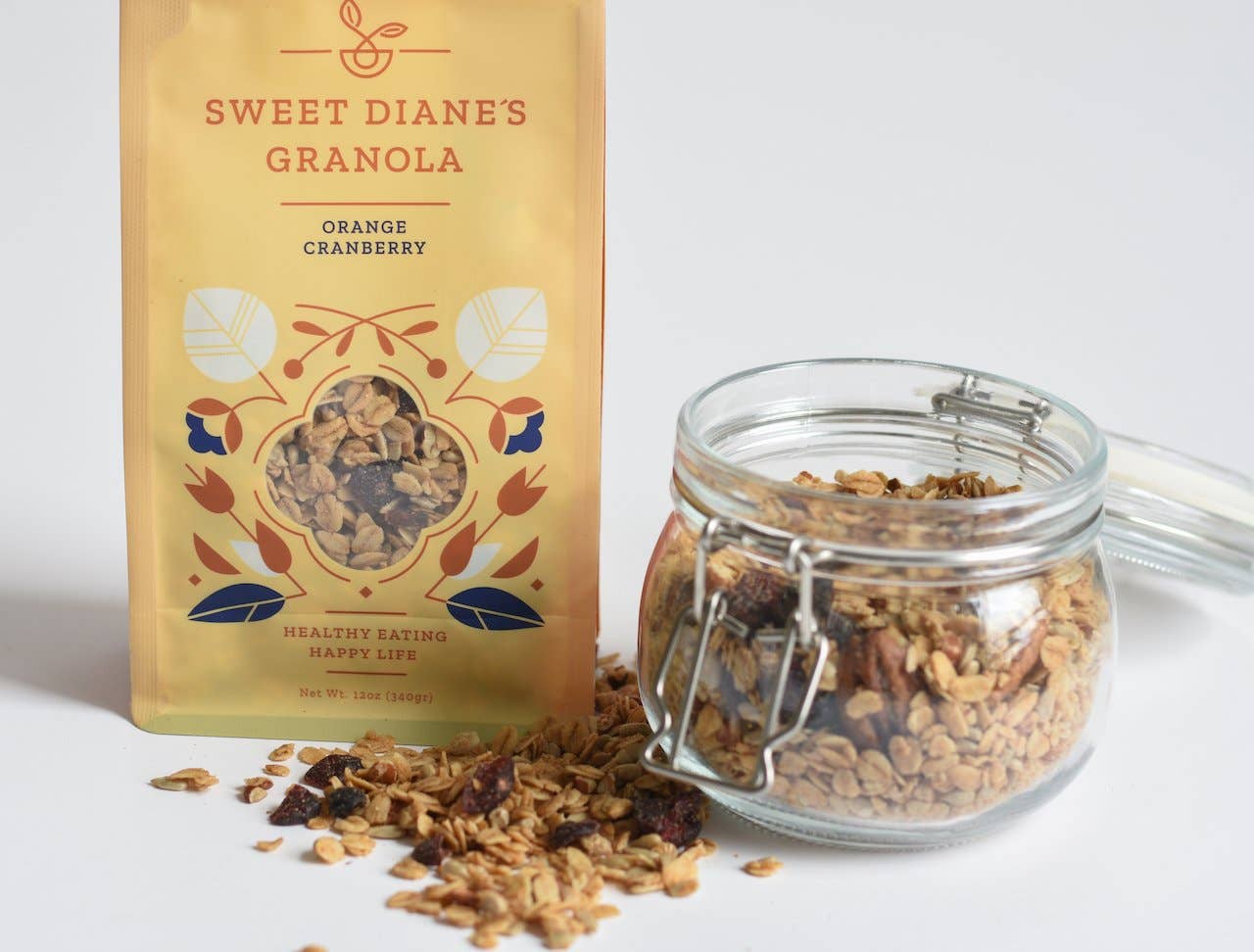 Orange Cranberry All Natural and Organic Granola