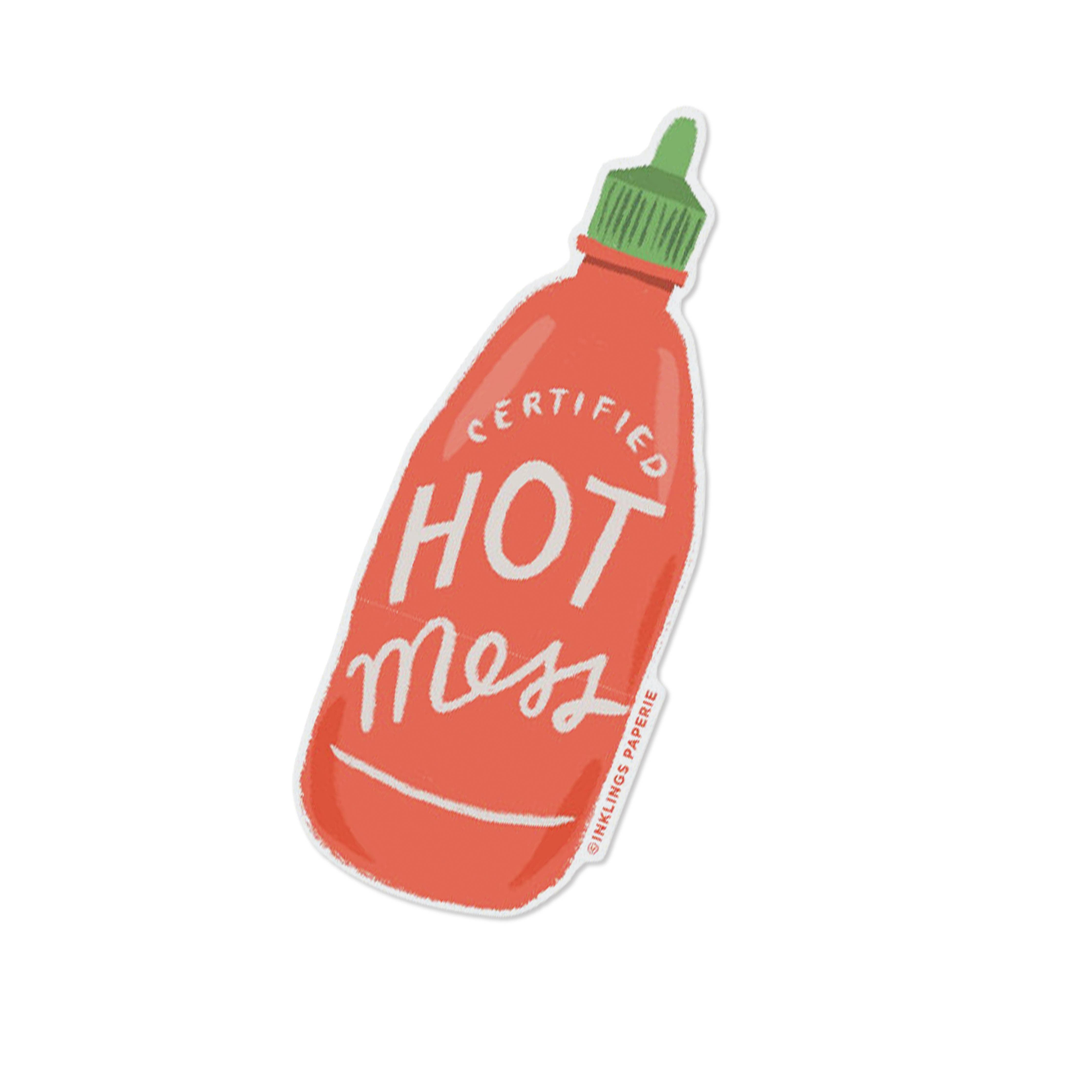 Hot Mess Vinyl Sticker | Fun & Bold Design