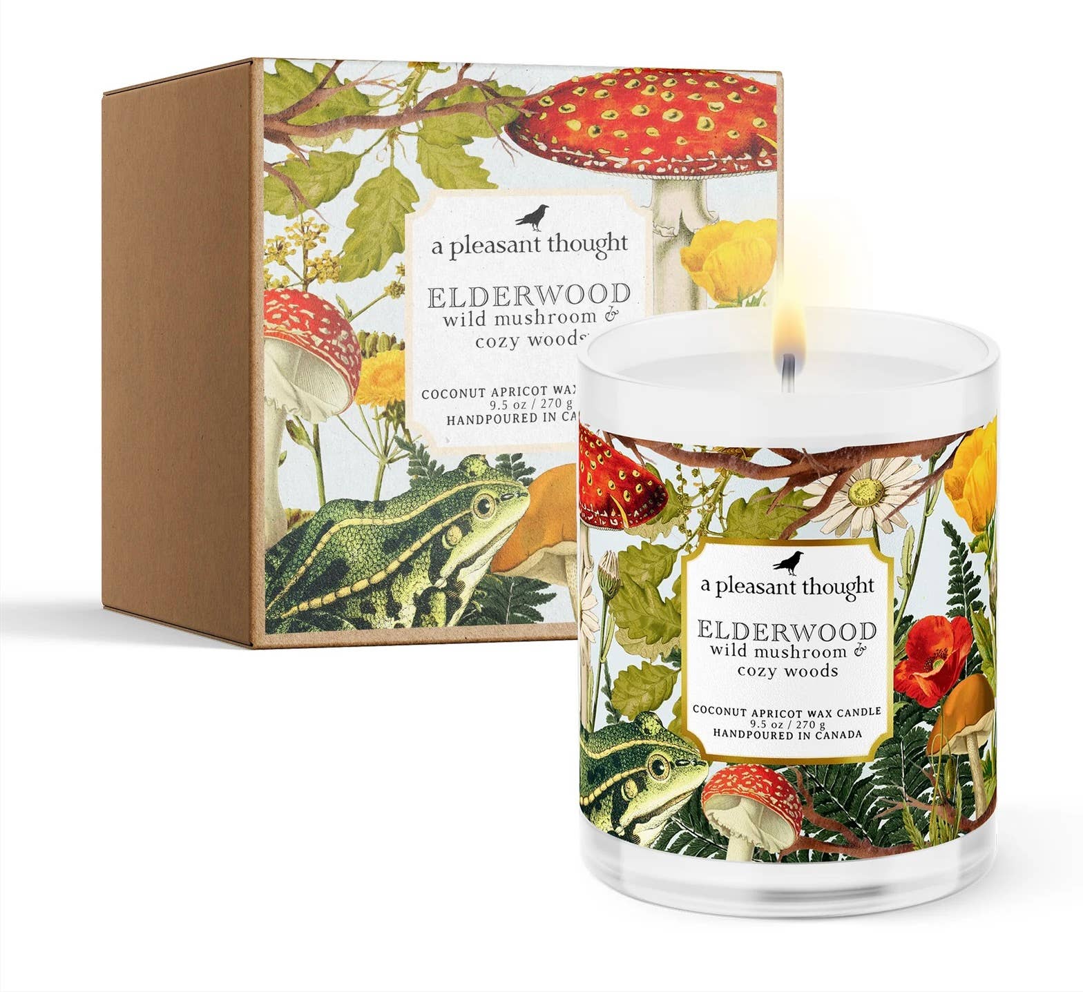 ELDERWOOD | WILD MUSHROOM & COZY WOODS | CANDLE