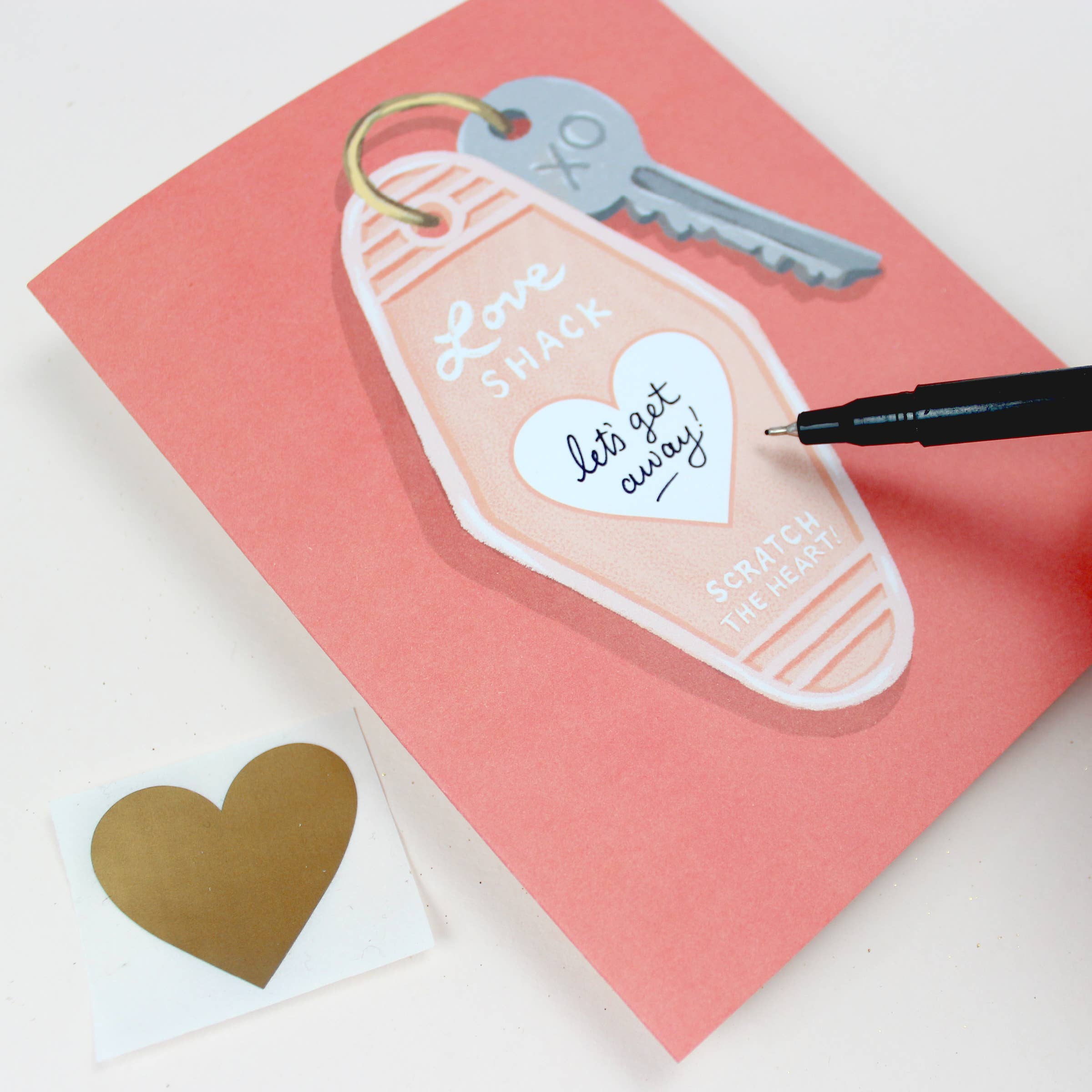 Love Shack Scratch-Off Card | Fun & Romantic Surprise