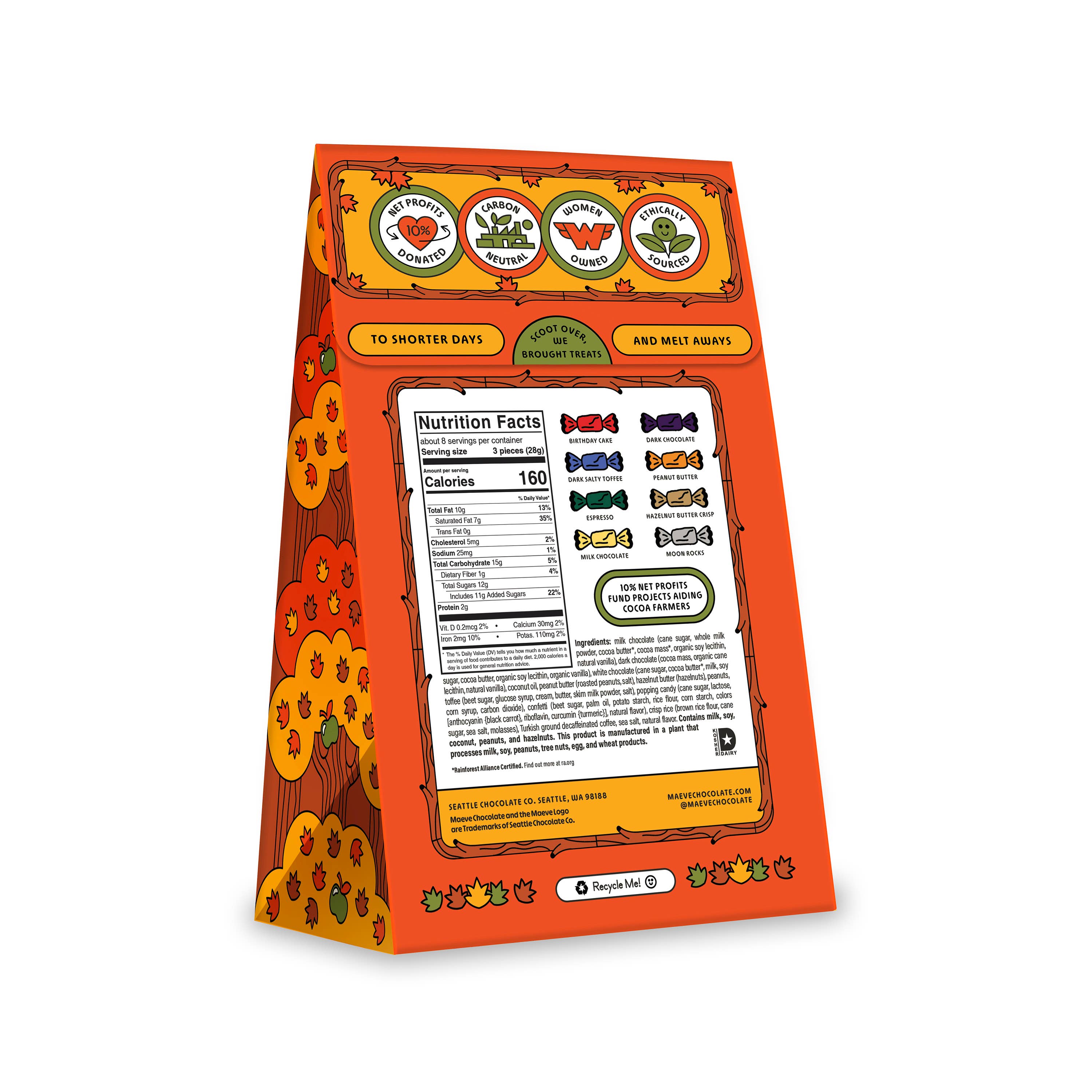 Harvest Bounty Bonbon Box - 8oz