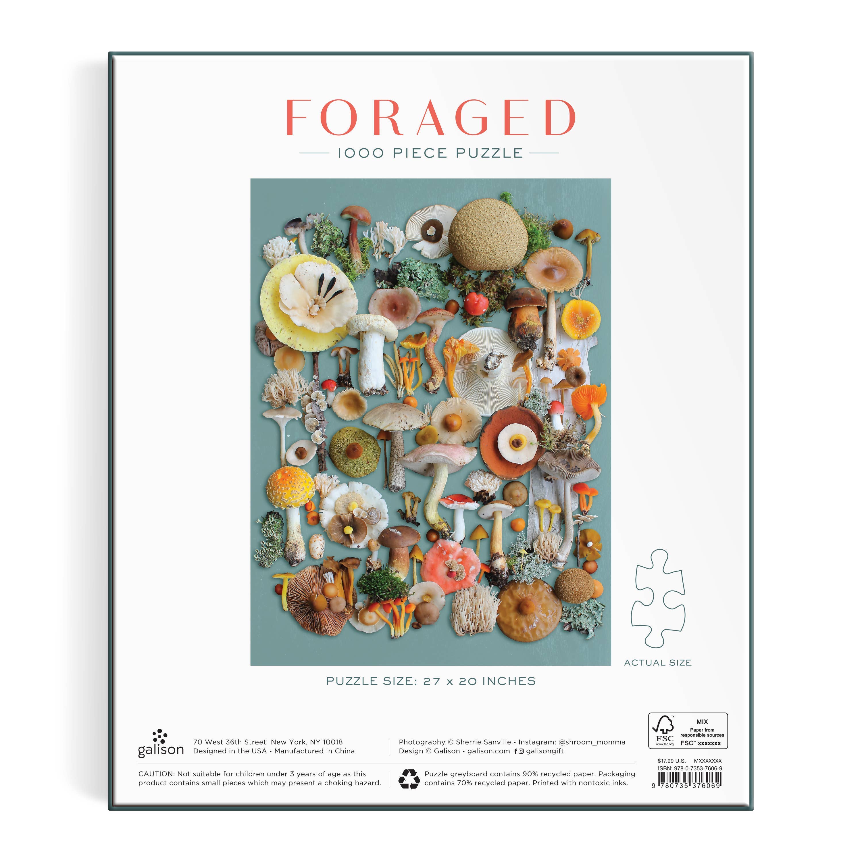 Foraged 1000 Piece Puzzle | Nature-Inspired Jigsaw