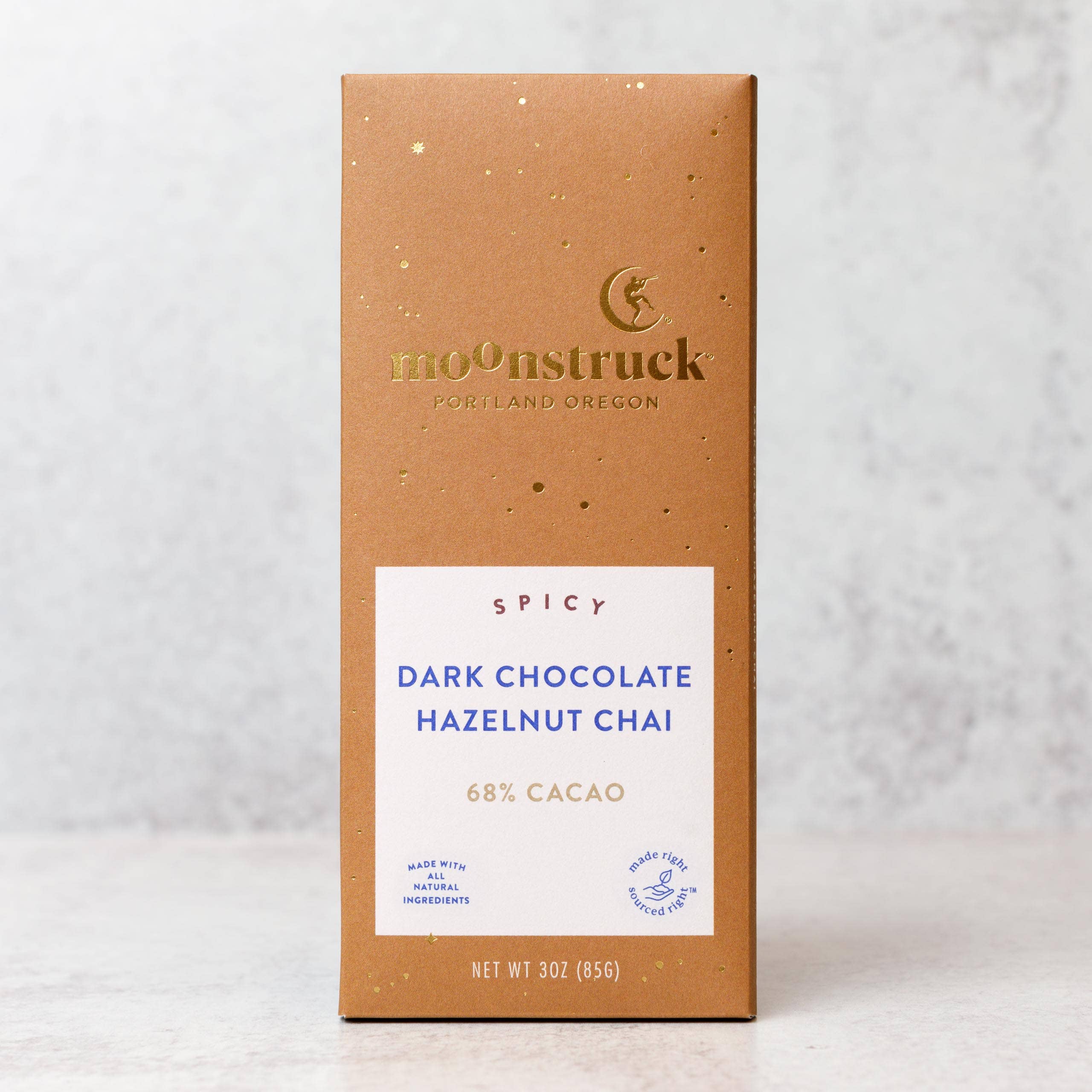 Spicy Dark Chocolate Hazelnut Chai Bar | Bold & Rich Flavor