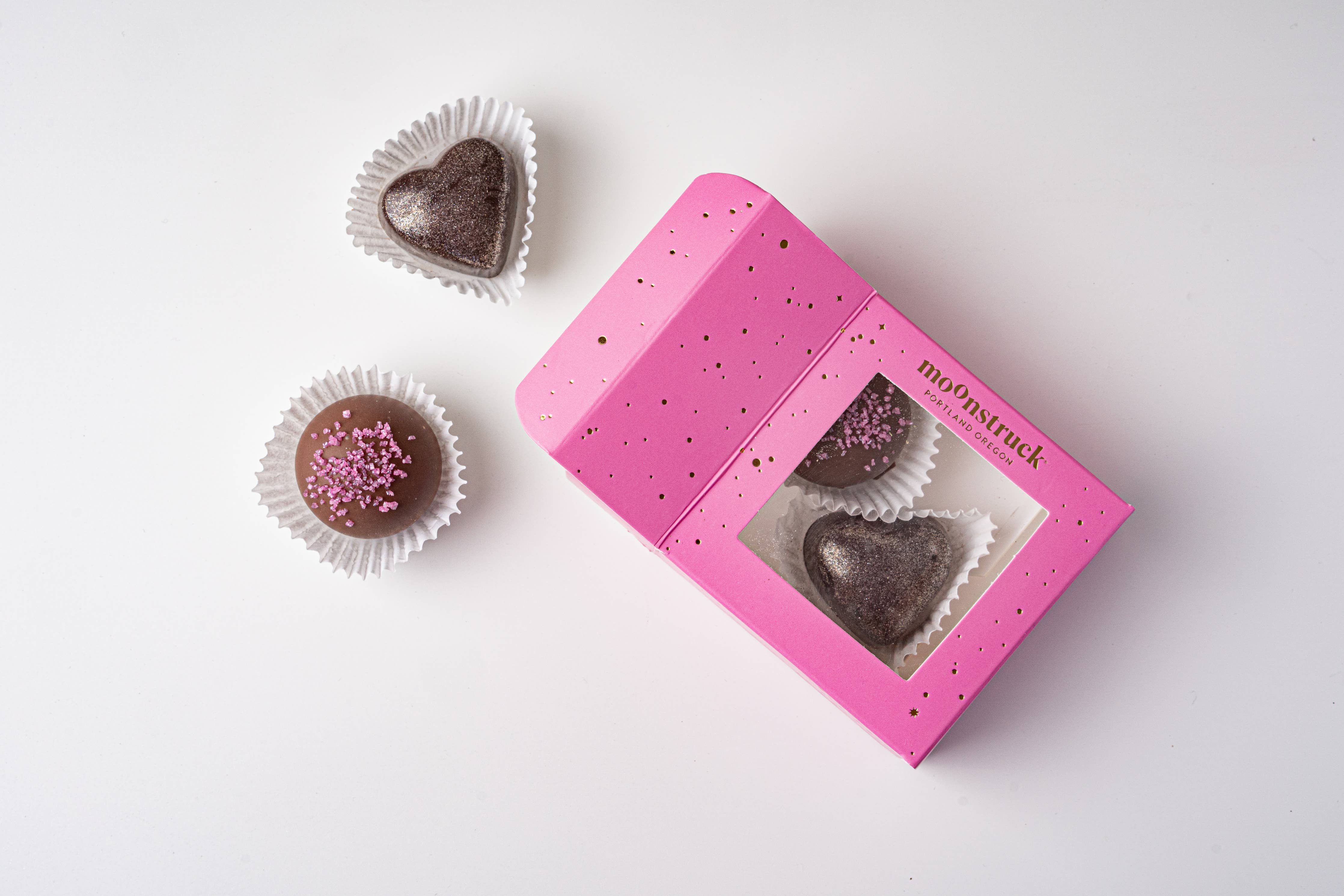 Moonstruck Chocolate Co Truffles | 4pc Cupid Collection