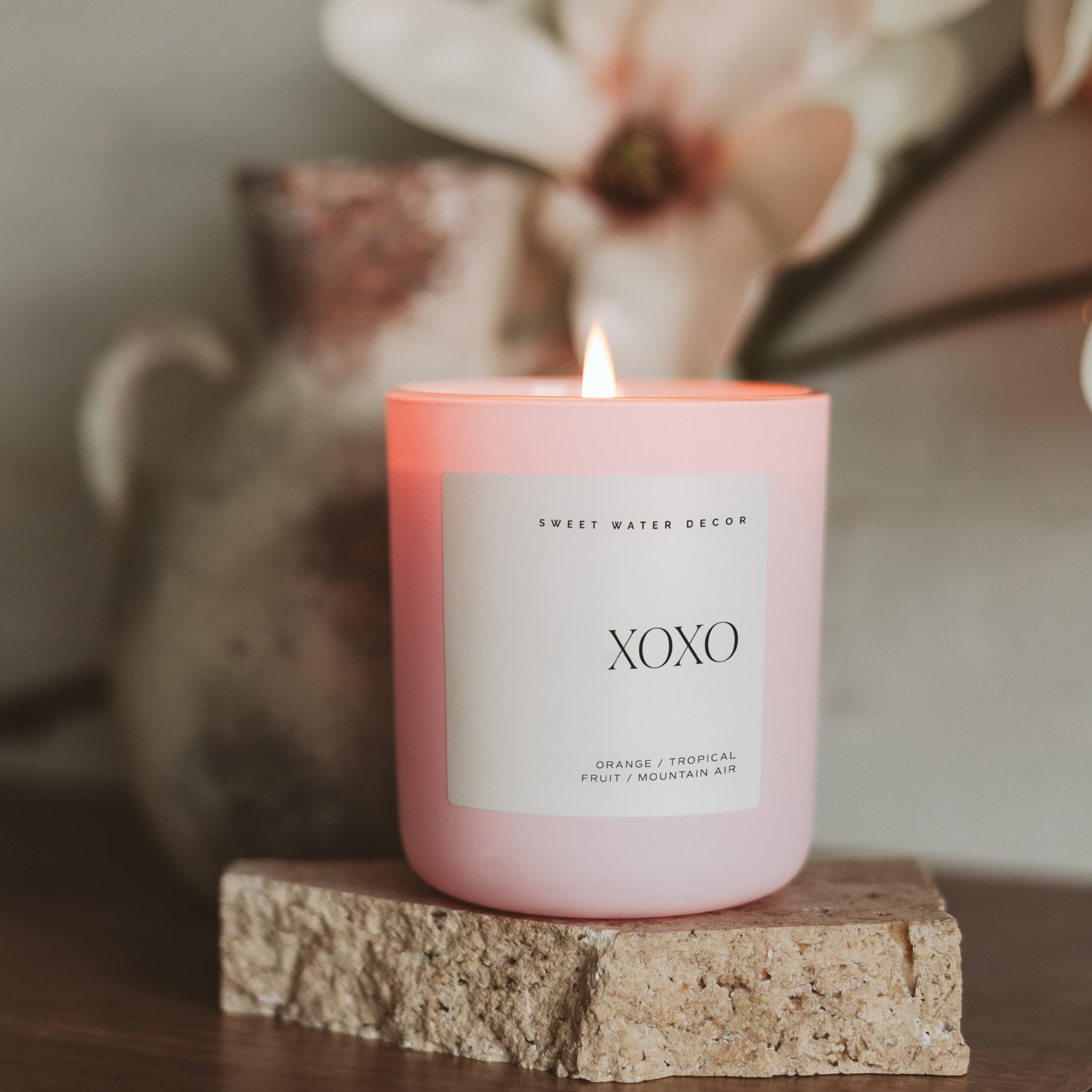 XOXO | 15 oz Soy Candle. Matte Lidded Jar