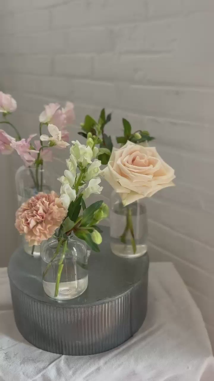 Blushing Bud Vase Trio Video